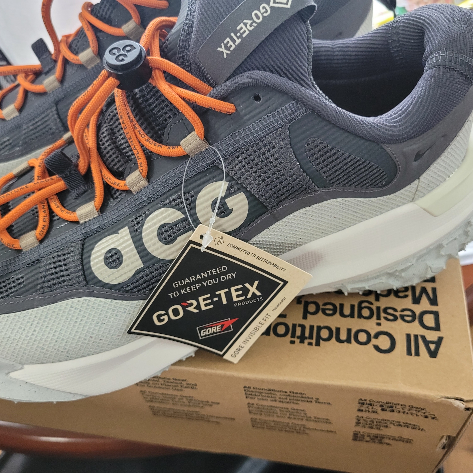 Nike ACG Mountain Fly Low Gore-Tex Dark Smoke Grey 착용 스타일
