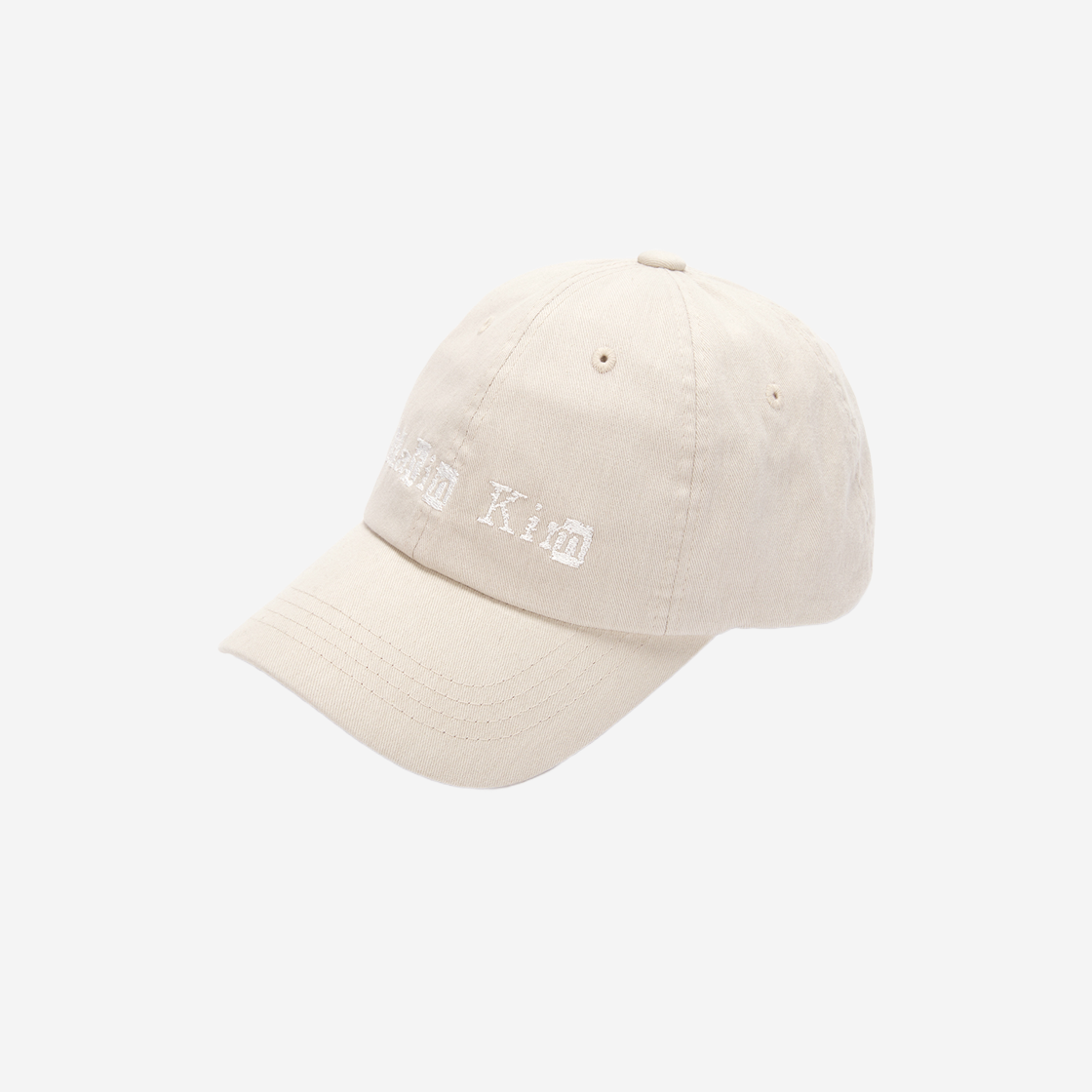 Matin Kim Logo Scrap Ball Cap Light Beige 상세 이미지 2