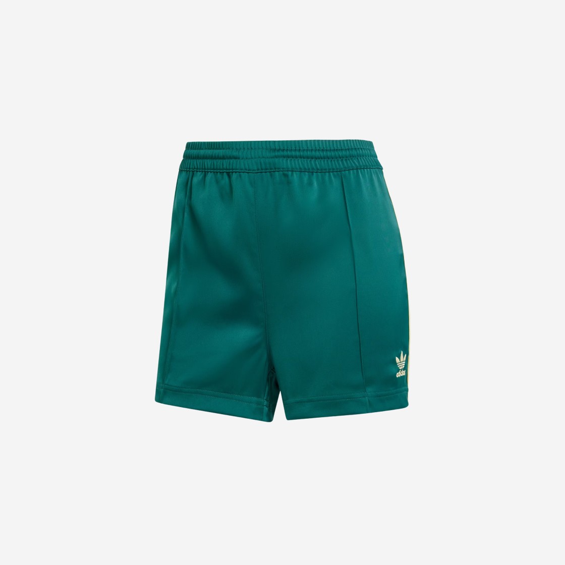 (W) Adidas 3-Stripes Satin Shorts Collegiate Green - KR Sizing 상세 이미지 1