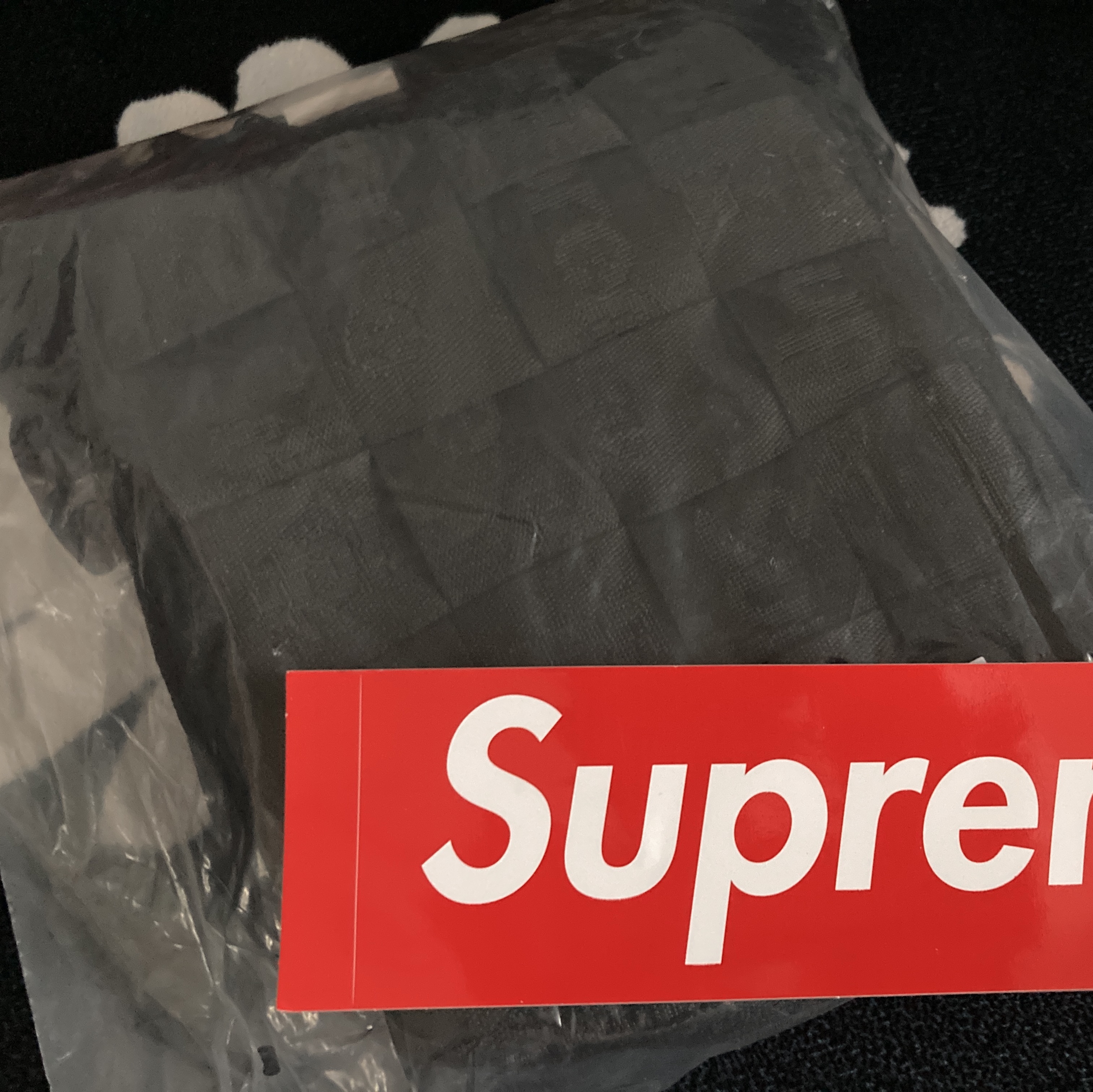 Supreme Woven Shoulder Bag Black - 24SS 착용 스타일 - 1