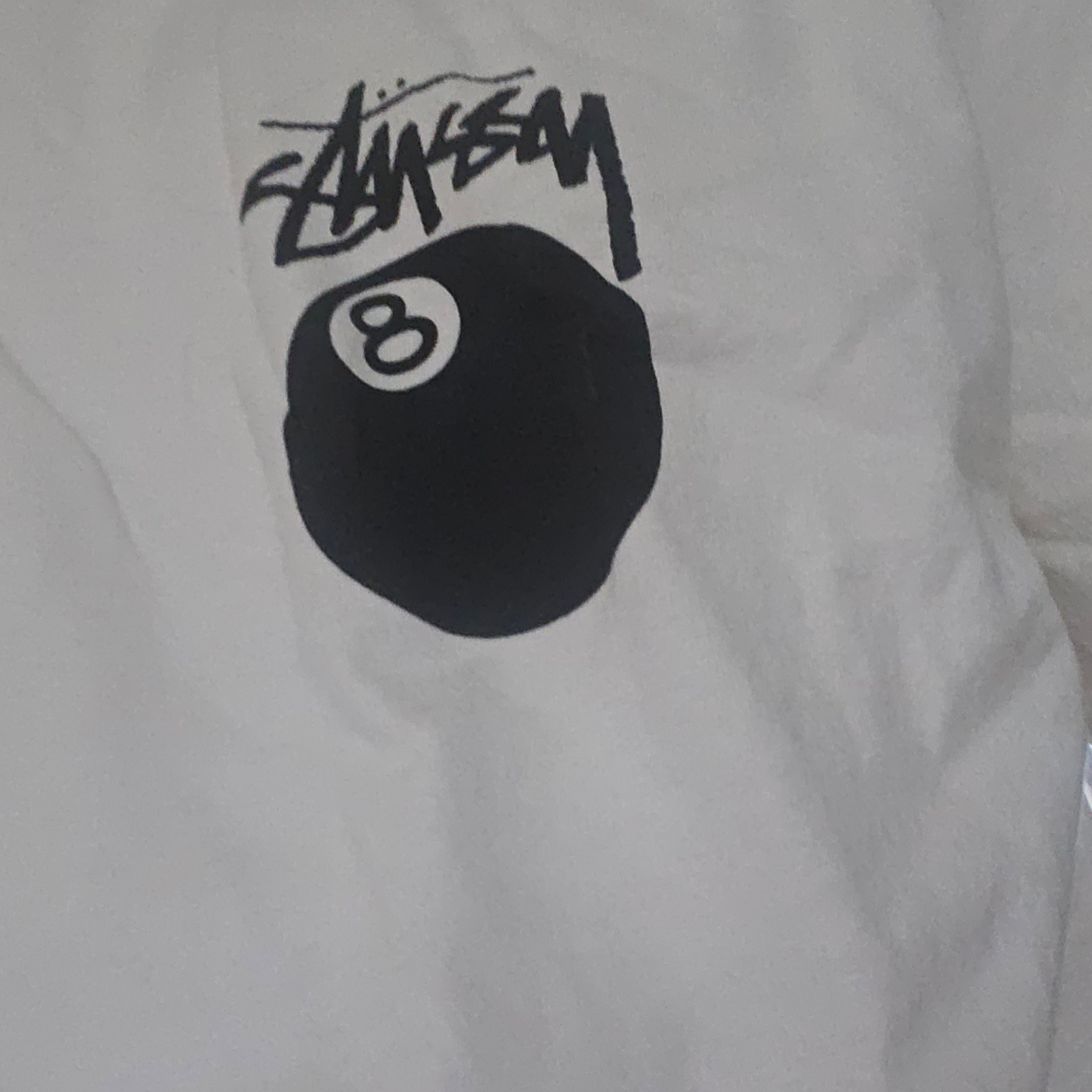 Stussy 8 Ball Pigment Dyed T-Shirt Natural 착용 스타일