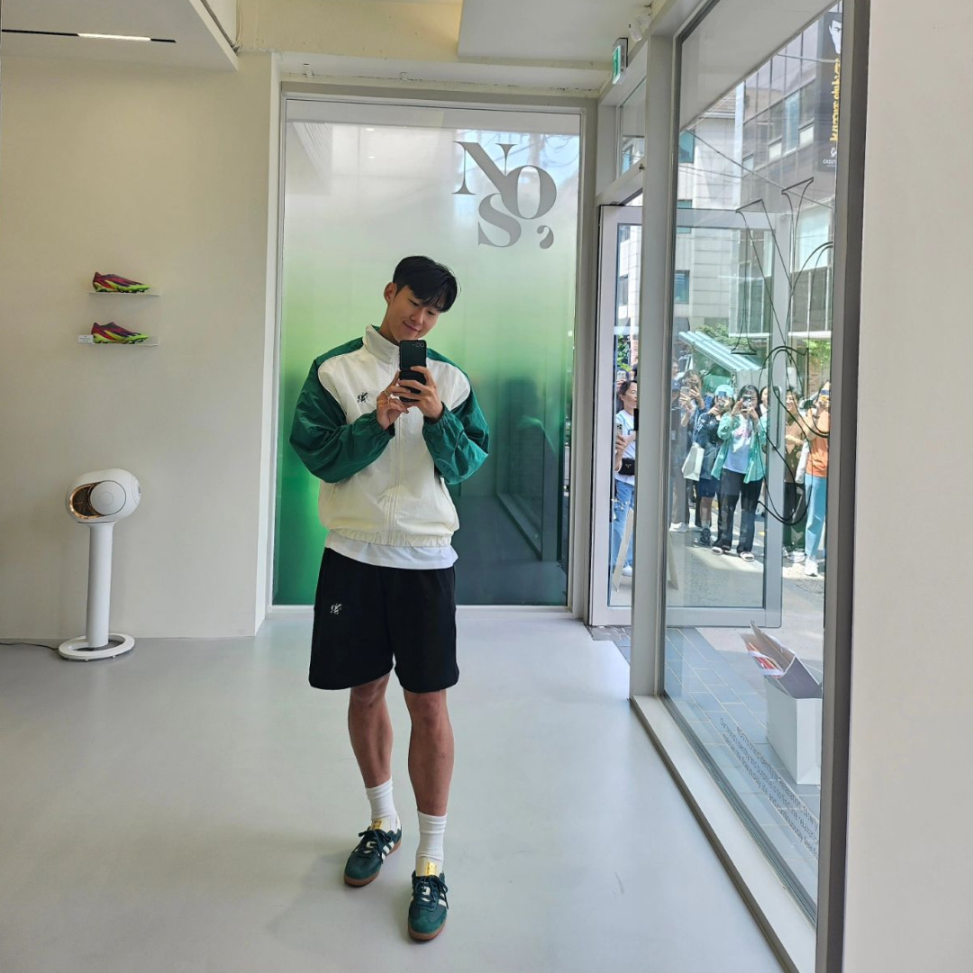 Adidas Samba OG Collegiate Green 착용 스타일 - 2