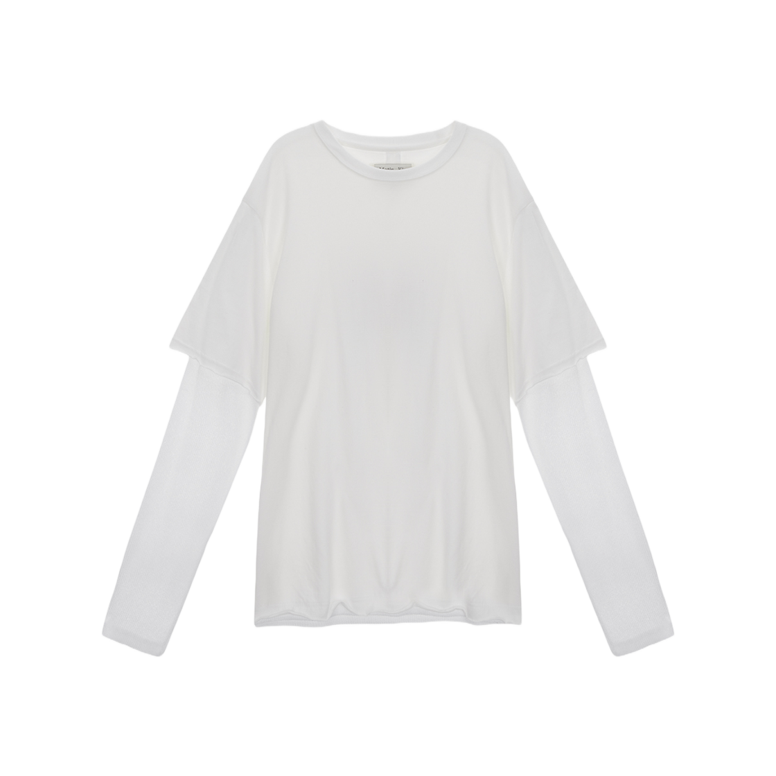 Matin Kim Layered Long Sleeve Top White 상세 이미지 1