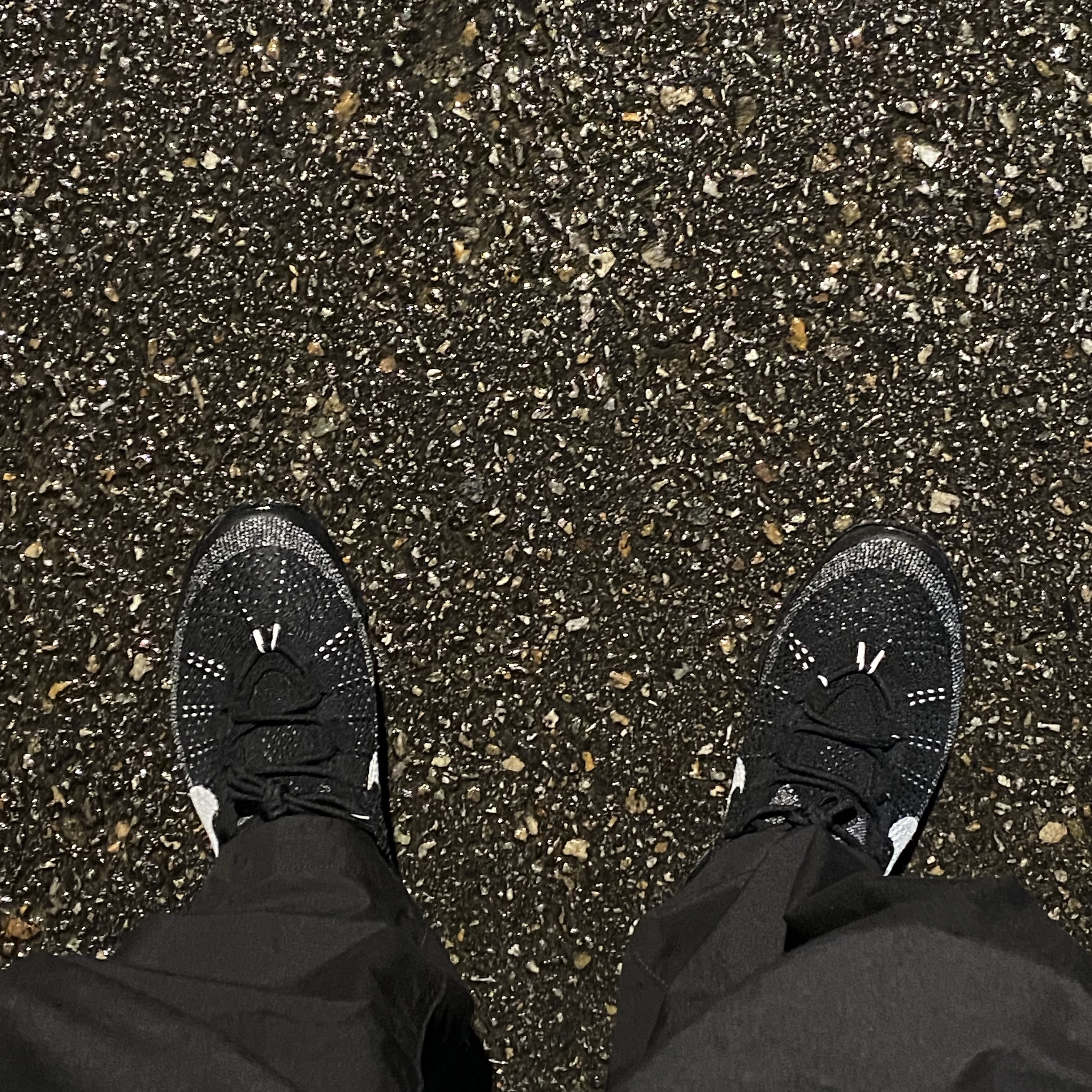 Nike Air Vapormax 2023 Flyknit Anthracite Black 착용 스타일 - 2