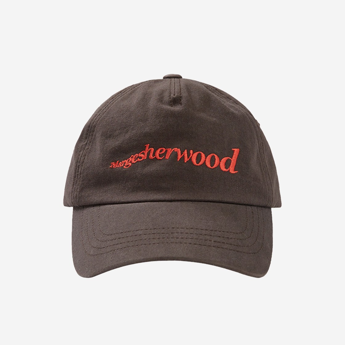 Margesherwood Pigment Wave Logo Ballcap Brown 상세 이미지 1