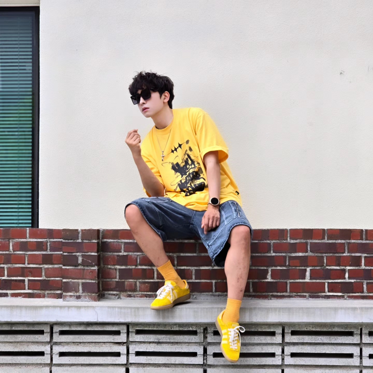 Adidas Bermuda Bold Gold, Samsung Galaxy Watch6 44mm LTE Silver (Korean Ver.) 착용 스타일 - 7