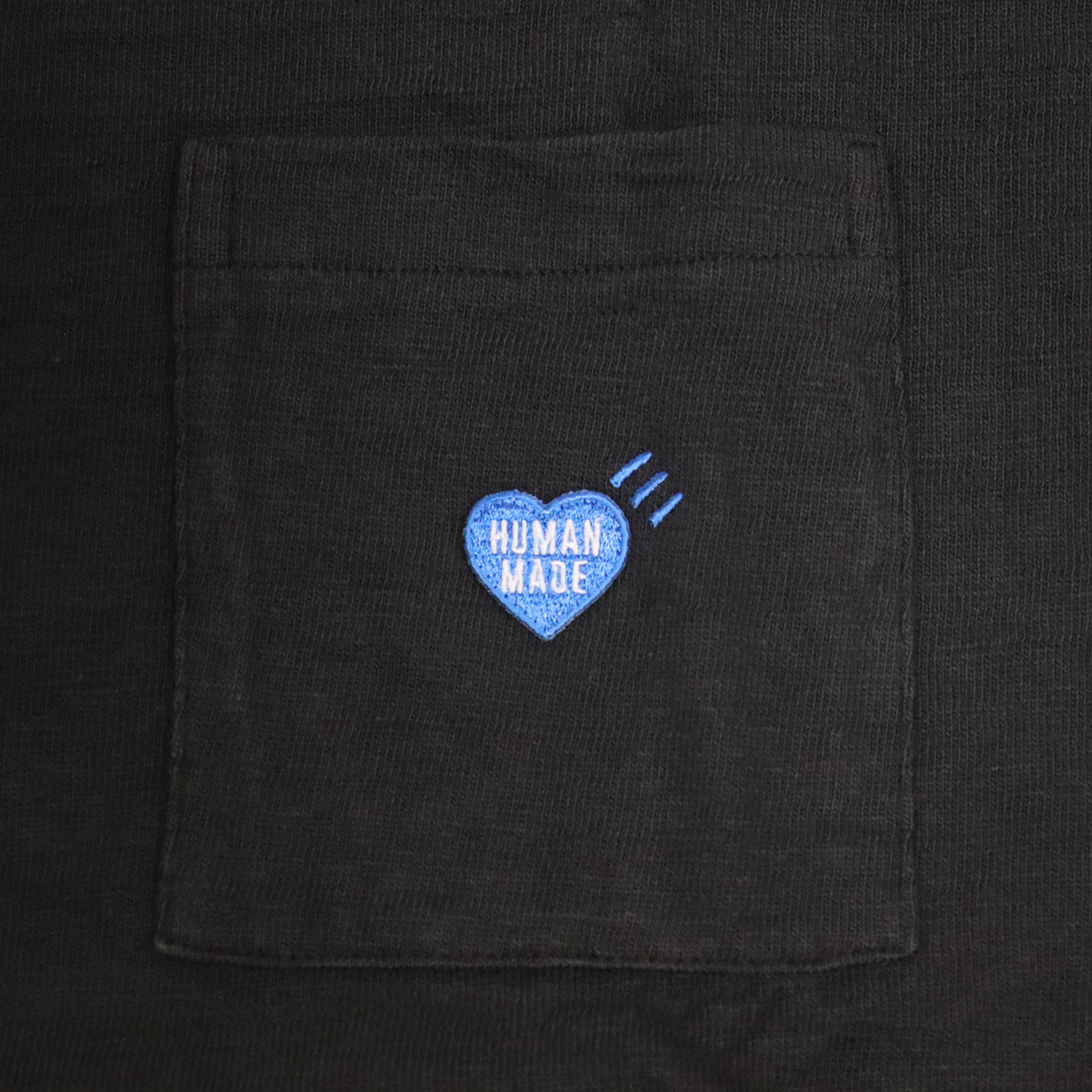 Human Made Pocket T-Shirt White - Offline Store Exclusive, Human Made Pocket T-Shirt Black - Offline Store Exclusive 착용 스타일 - 4