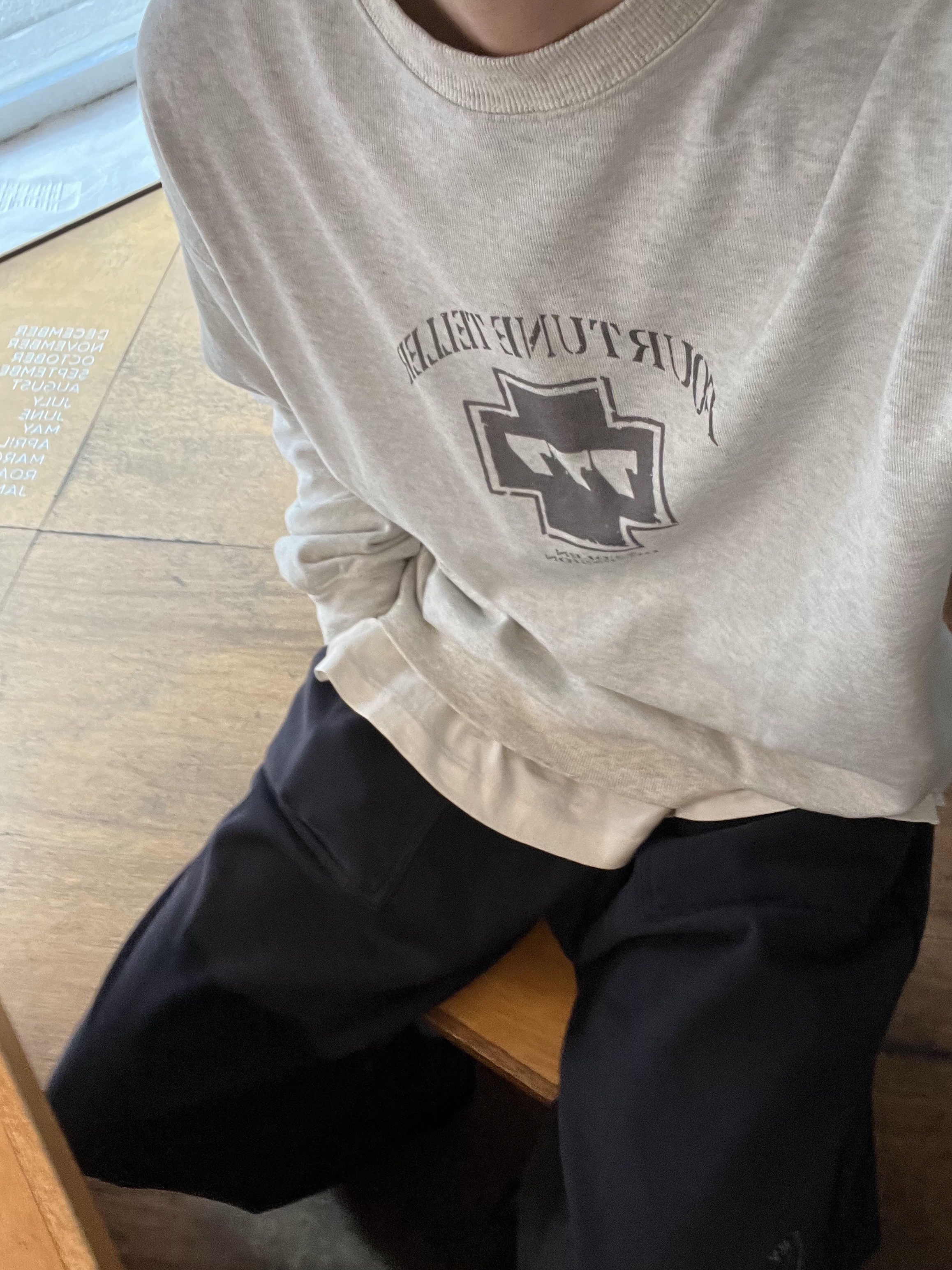 Polyteru 1011 Fatigue Sweatpants 1.2v Dark Purple Navy, Polyteru Human Index Index Sweatpants Gray 착용 스타일 - 1