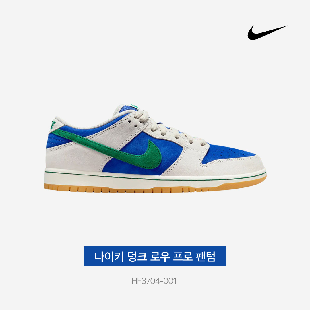 Nike SB Dunk Low Pro Phantom and Hyper Royal 착용 스타일 - 3