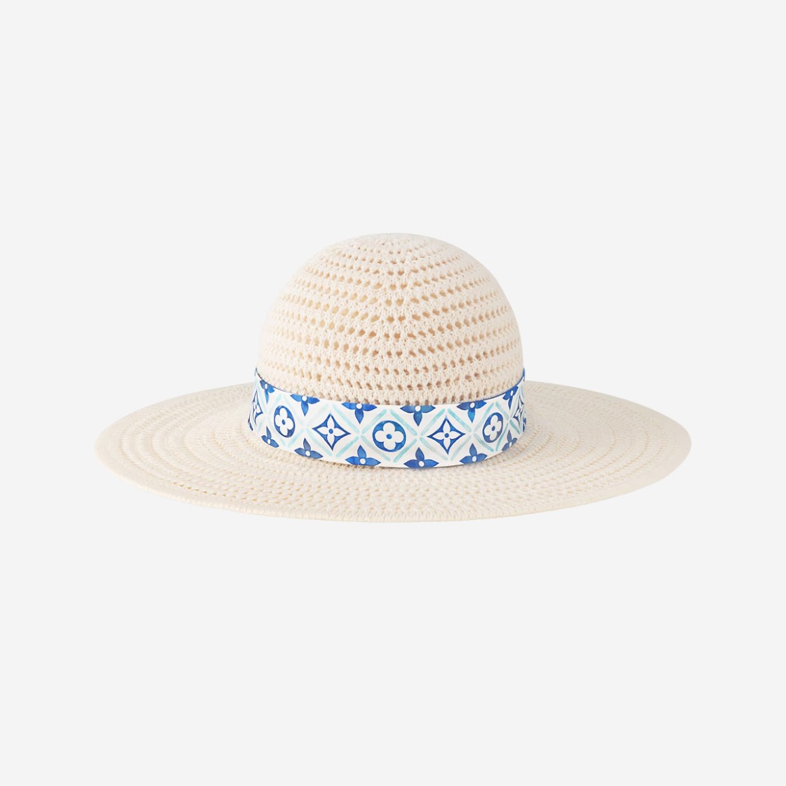 Louis Vuitton LV Tiles Hat Cream 상세 이미지 1