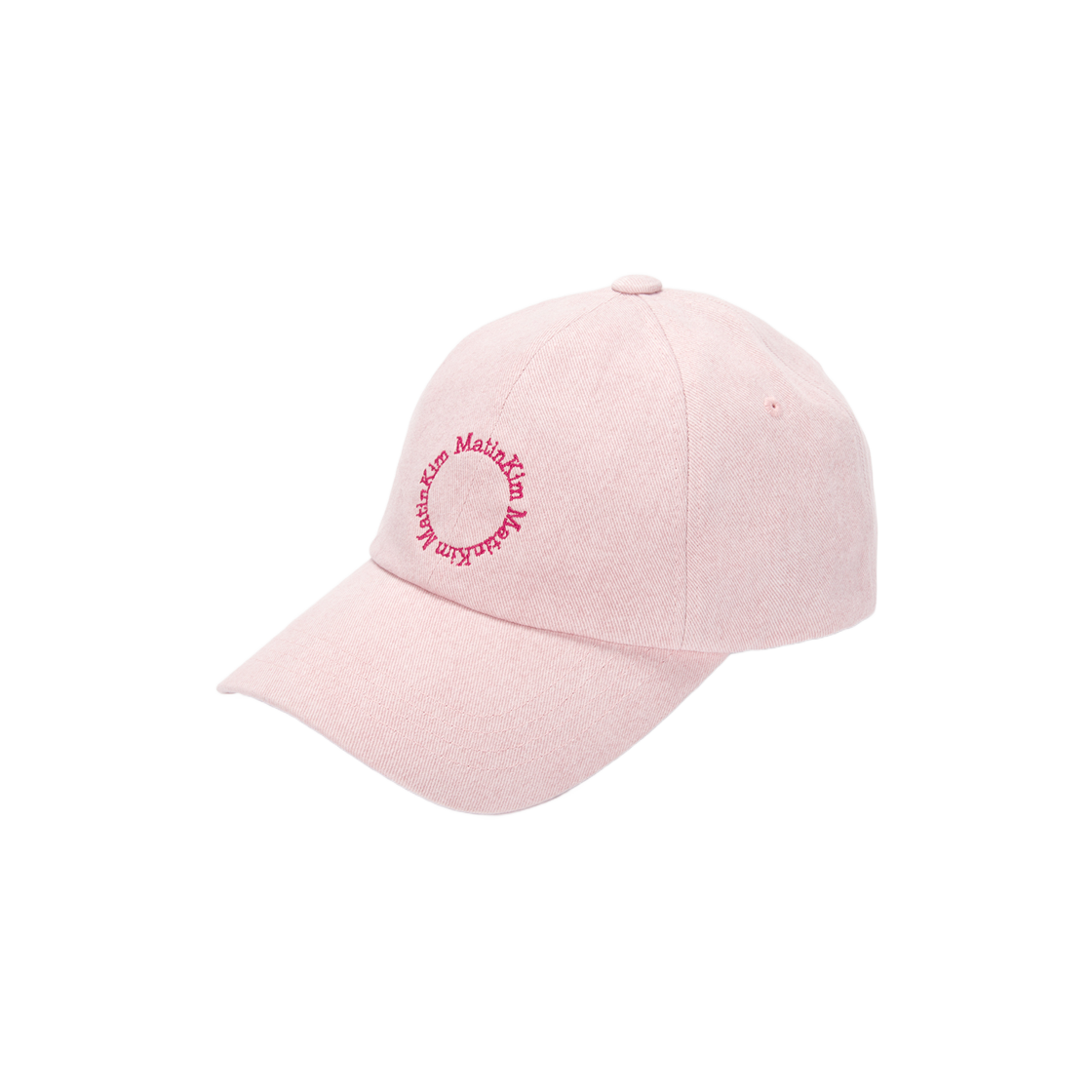 Matin Kim Macaron Logo Ball Cap Light Pink 상세 이미지 2