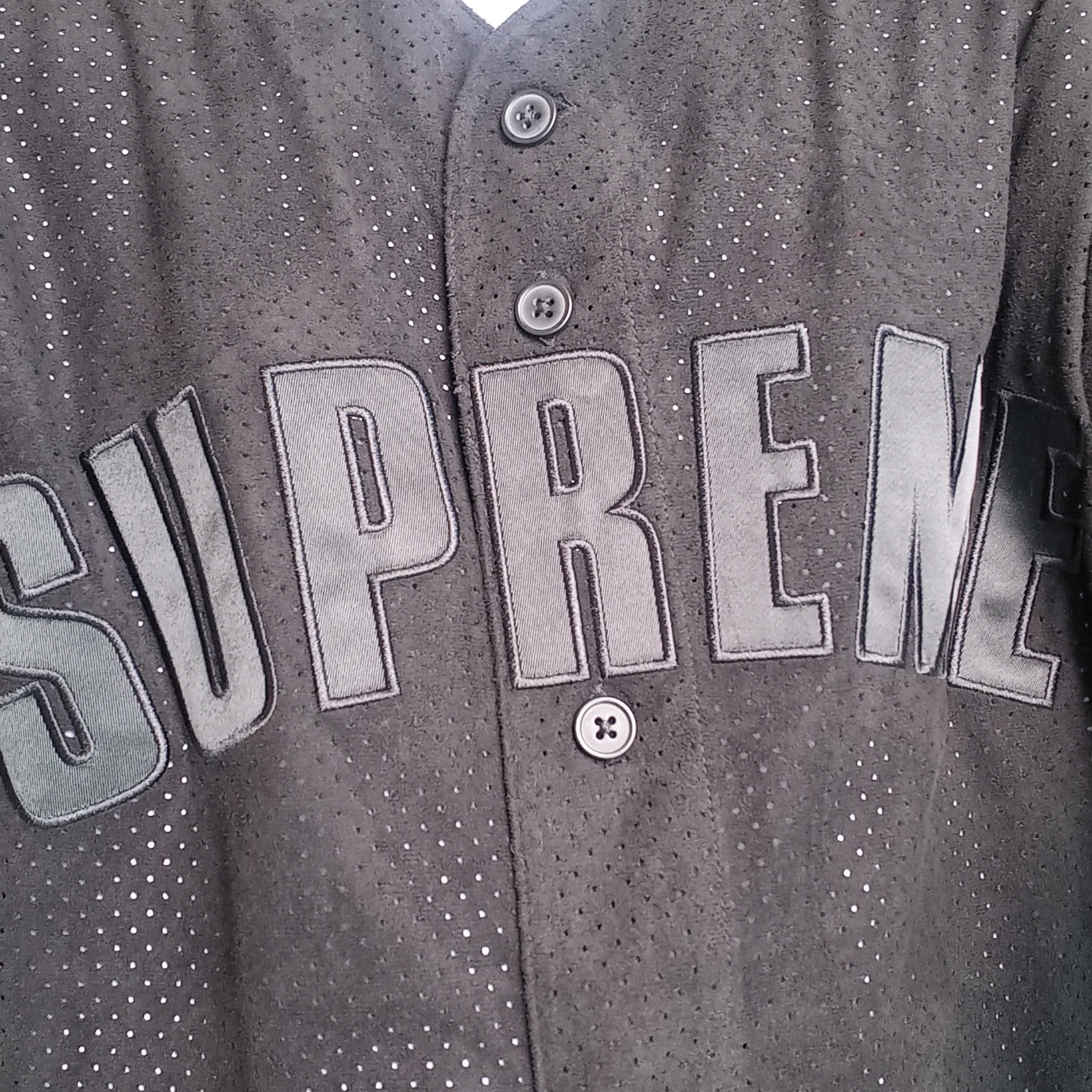 Supreme Seersucker S Logo 6-Panel Woodland Camo - 24SS, Supreme Ultrasuede Mesh Baseball Jersey Black - 24SS 착용 스타일 - 6