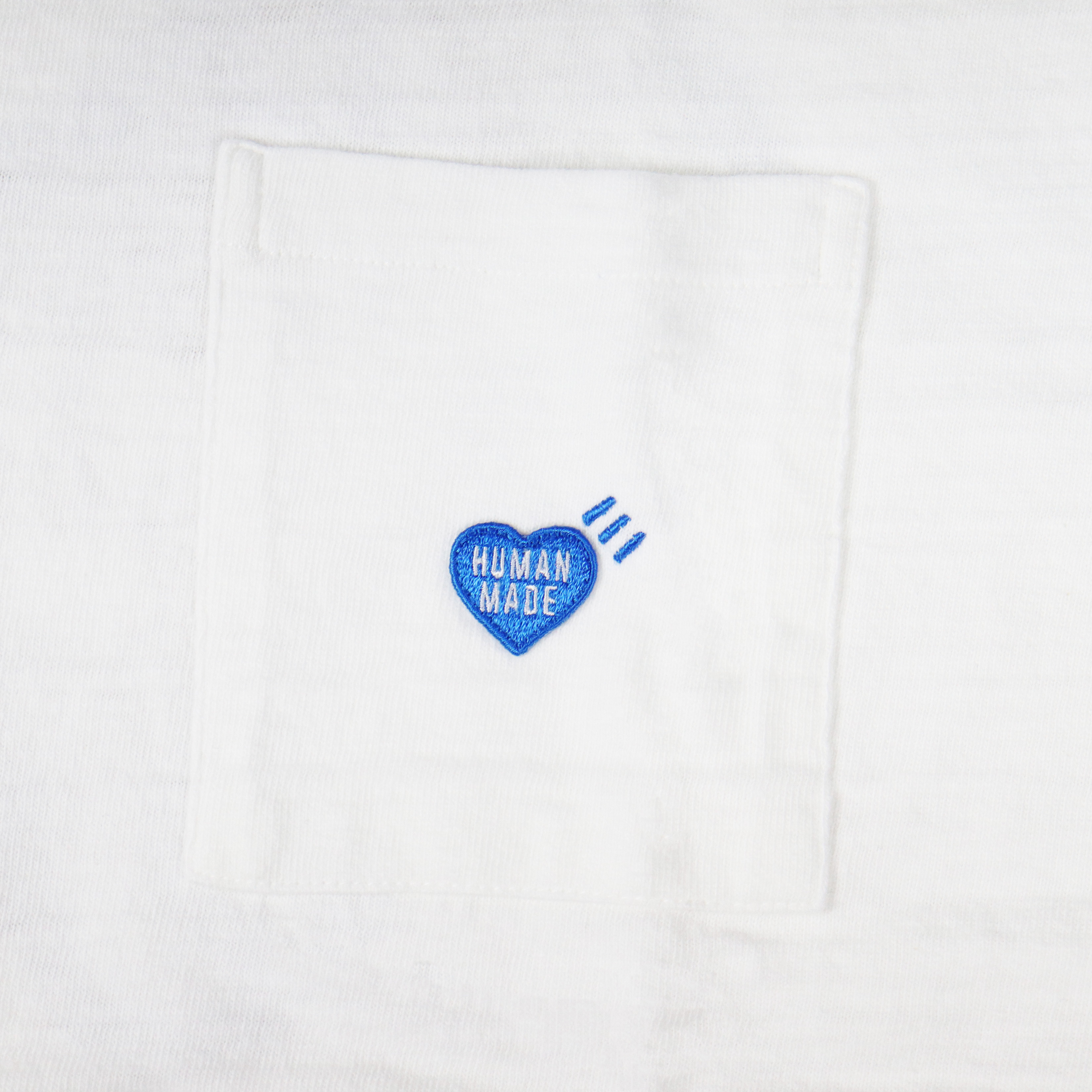 Human Made Pocket T-Shirt White - Offline Store Exclusive, Human Made Pocket T-Shirt Black - Offline Store Exclusive 착용 스타일 - 3