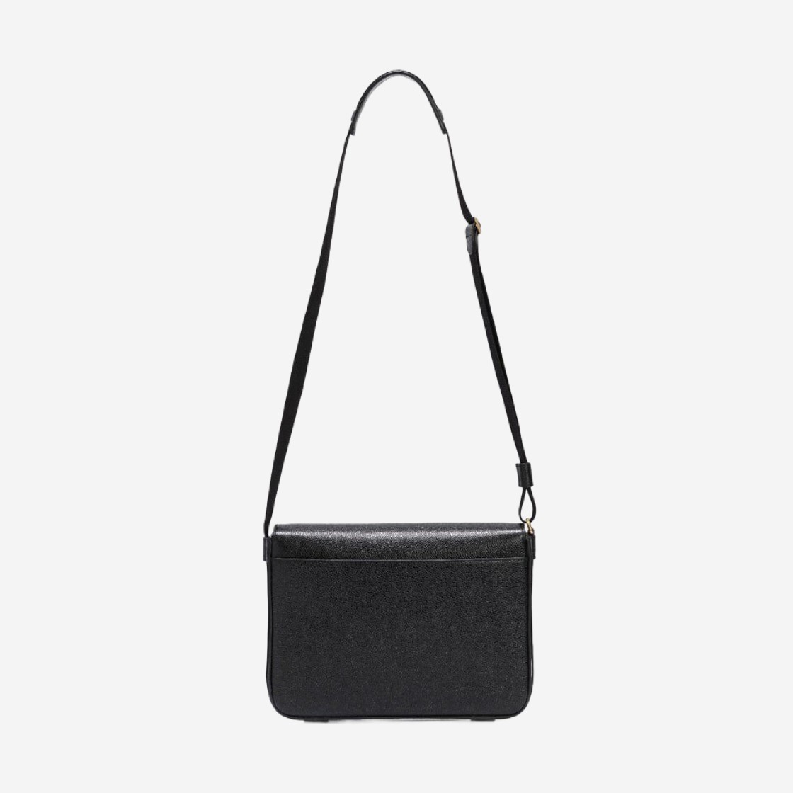 Thom Browne Tonal Strap Leather Reporter Bag Black 상세 이미지 2