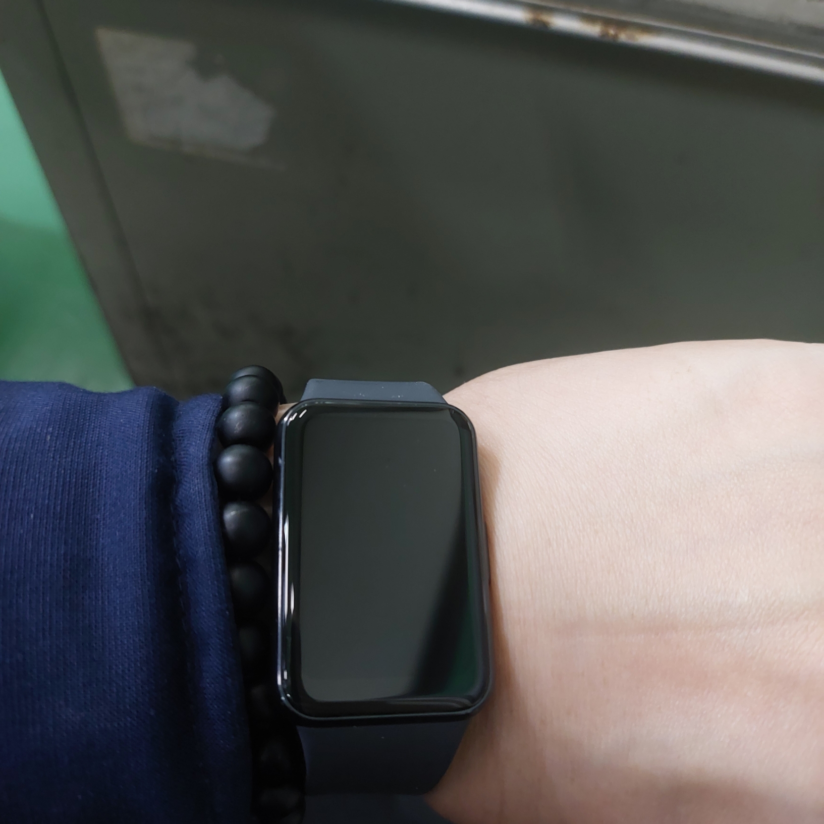 Samsung Galaxy Fit3 40mm Bluetooth Grey 착용 스타일