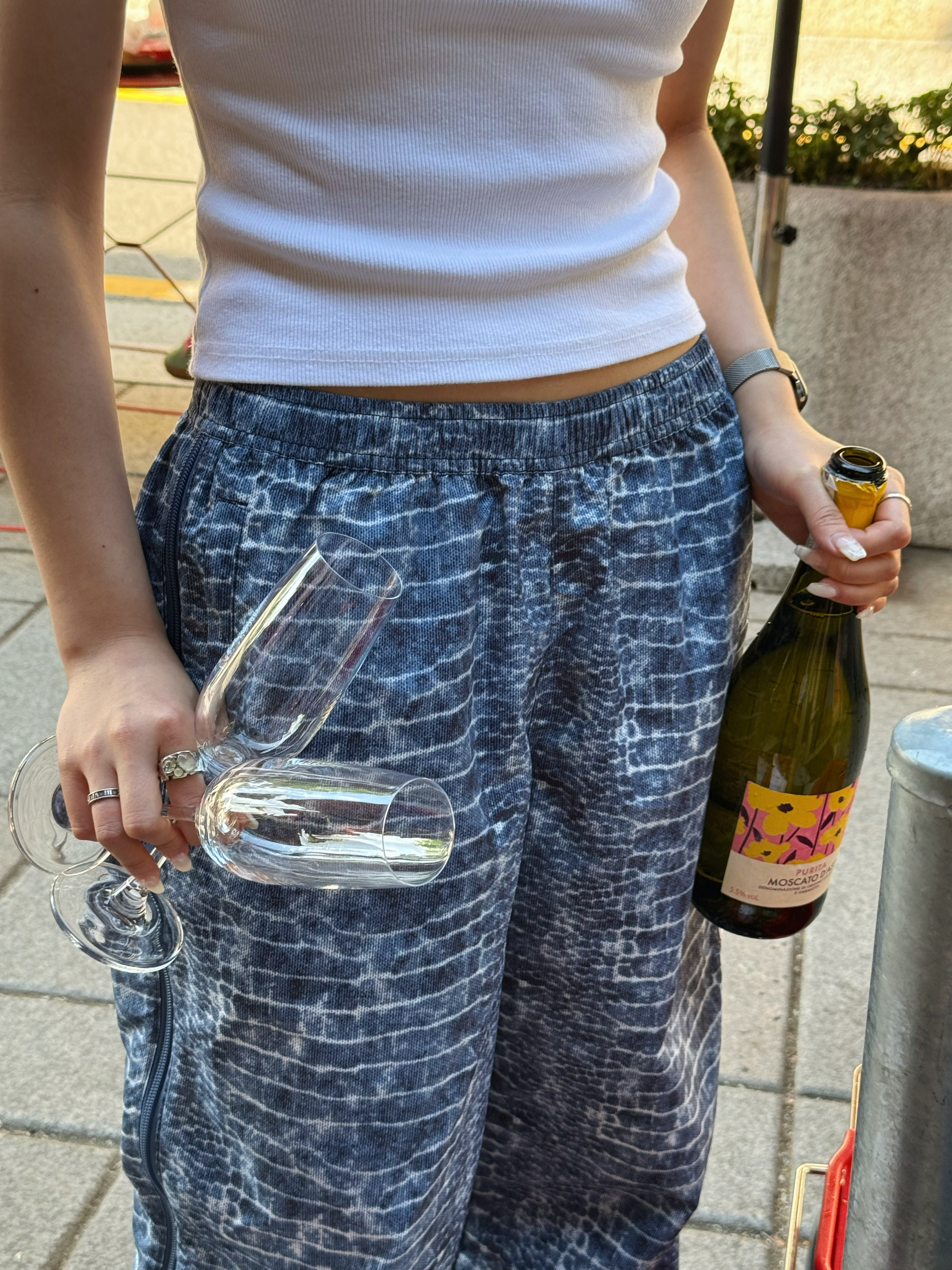 Supreme Warm Up Pant Croc - 24SS 착용 스타일 - 2