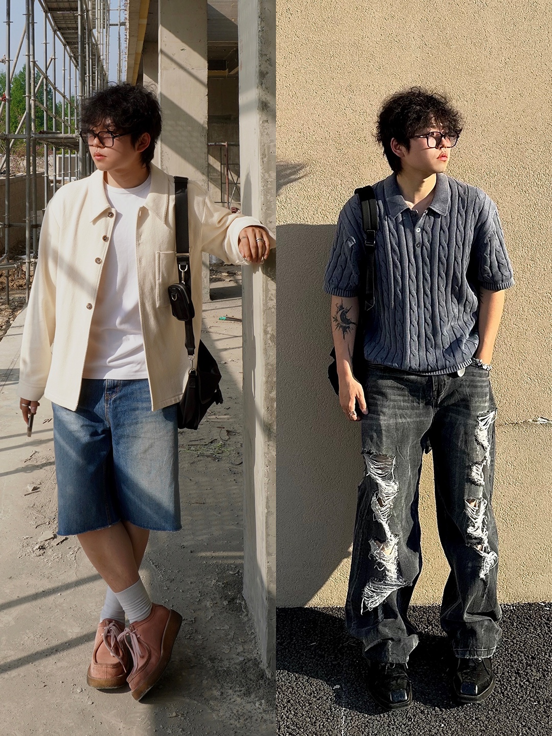 Gentle Monster Karl 01 Black, Remagine Hybrid Derby Shoes Starting Blocks Black White Silver 착용 스타일 - 2