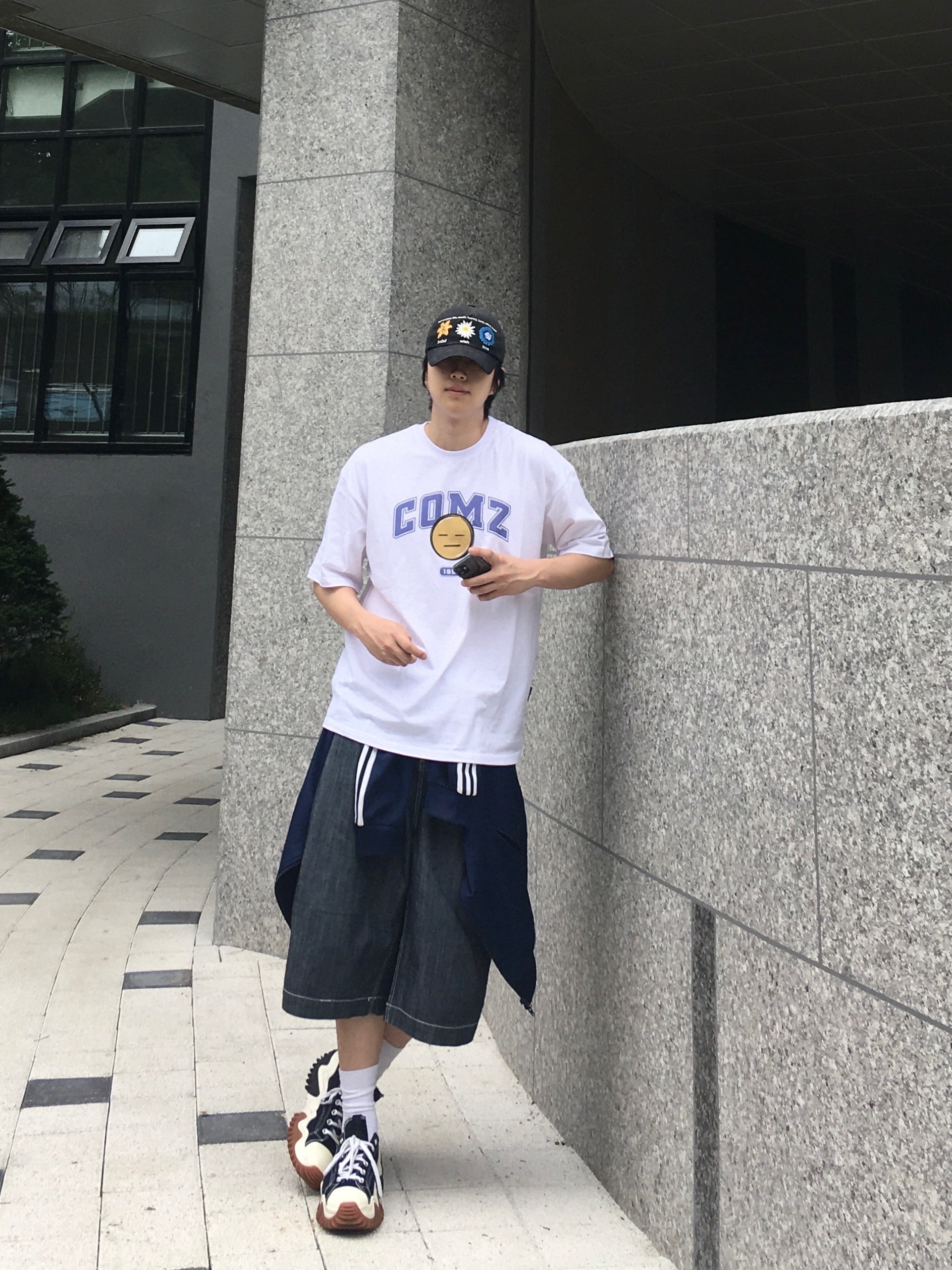 Converse Run Star Motion Ox Foundational Black 착용 스타일