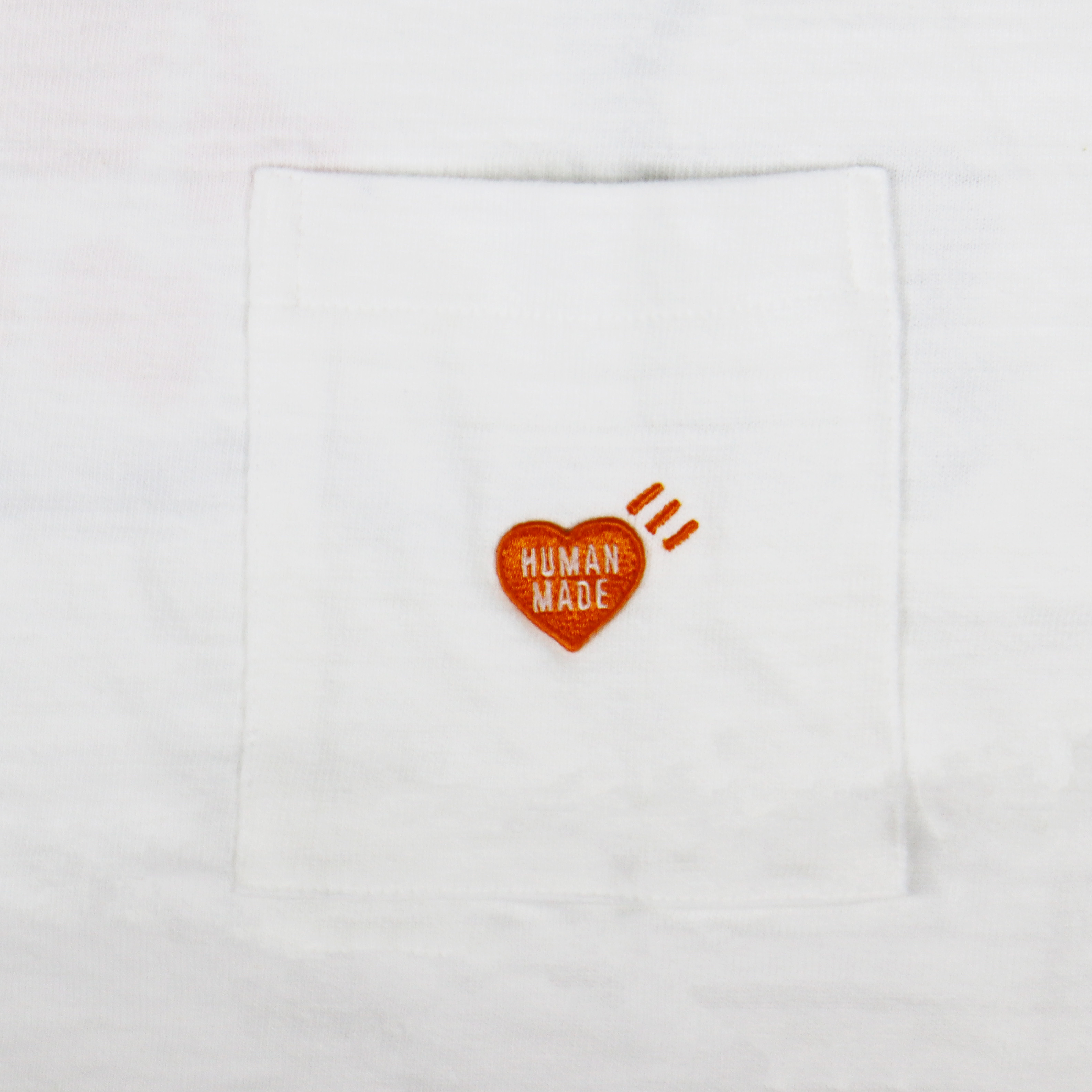 Human Made Pocket T-Shirt White - Shibuya Parco Store Exclusive, Human Made Pocket T-Shirt Black - Shibuya Parco Store Exclusive 착용 스타일 - 3