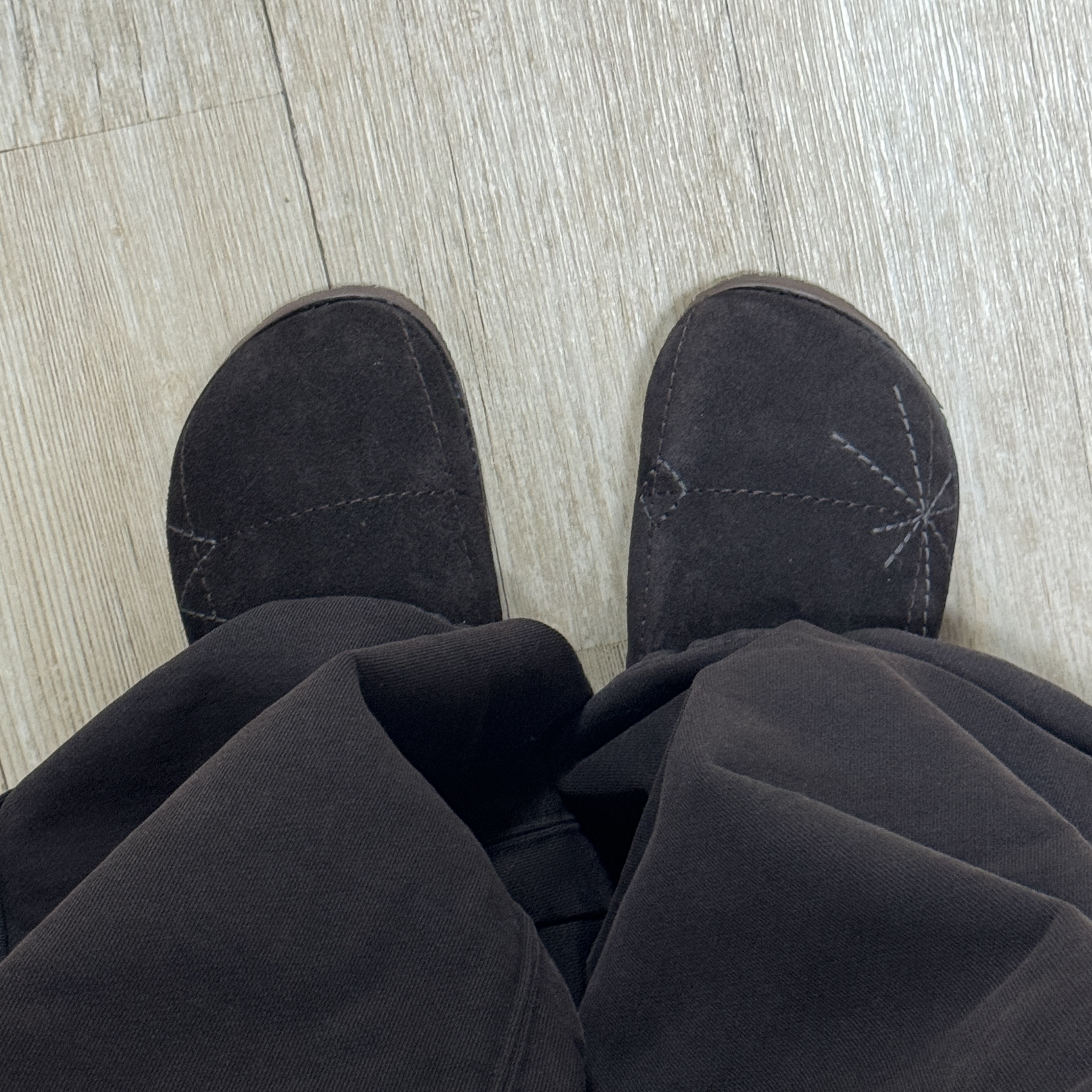 [프리오더] Polyteru Sliders Shoes Dark Brown 착용 스타일