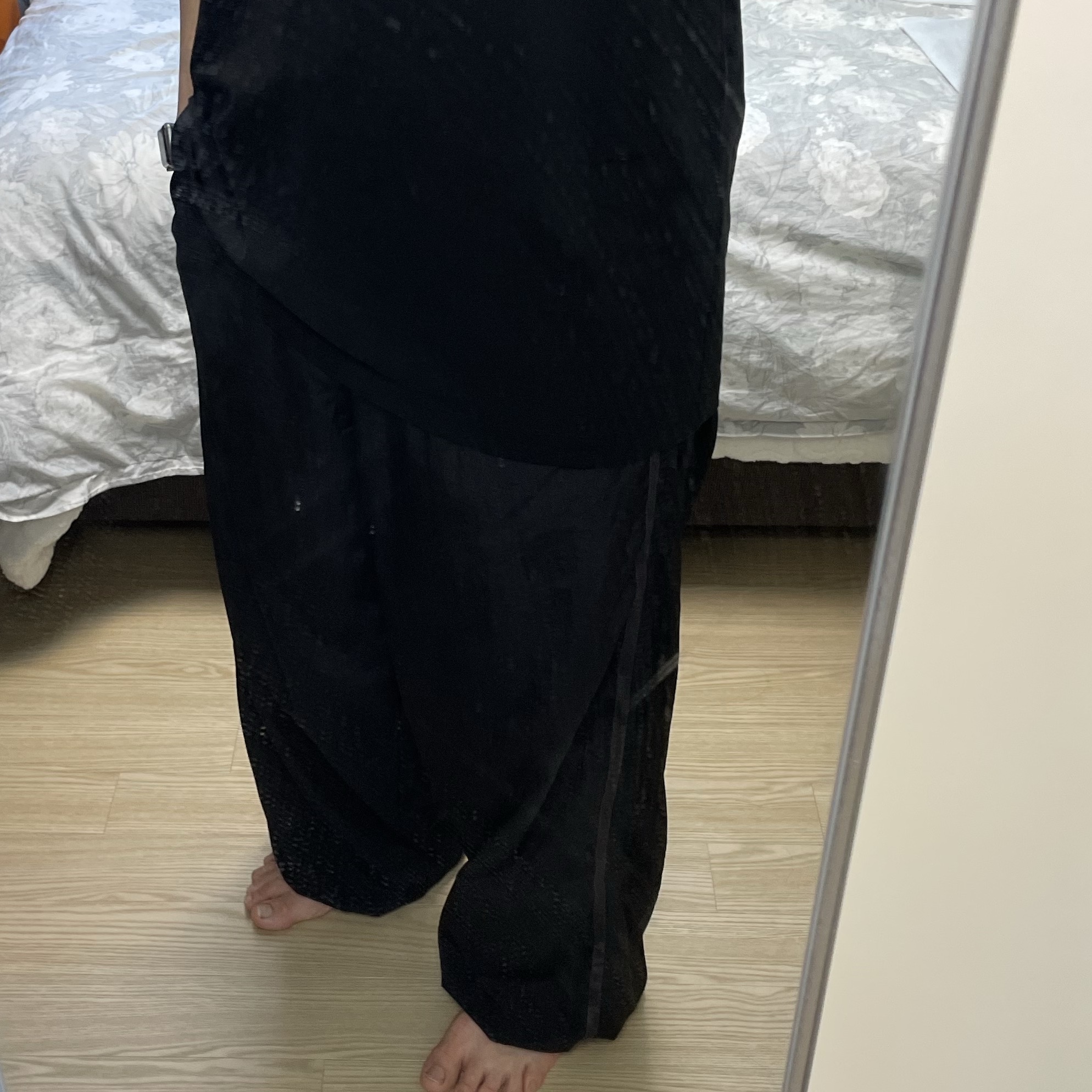 Polyteru Human Index Human Jumbo 1/2 T-Shirt Black, Polyteru Human Index Index Track Pants Black/Purple 착용 스타일 - 2