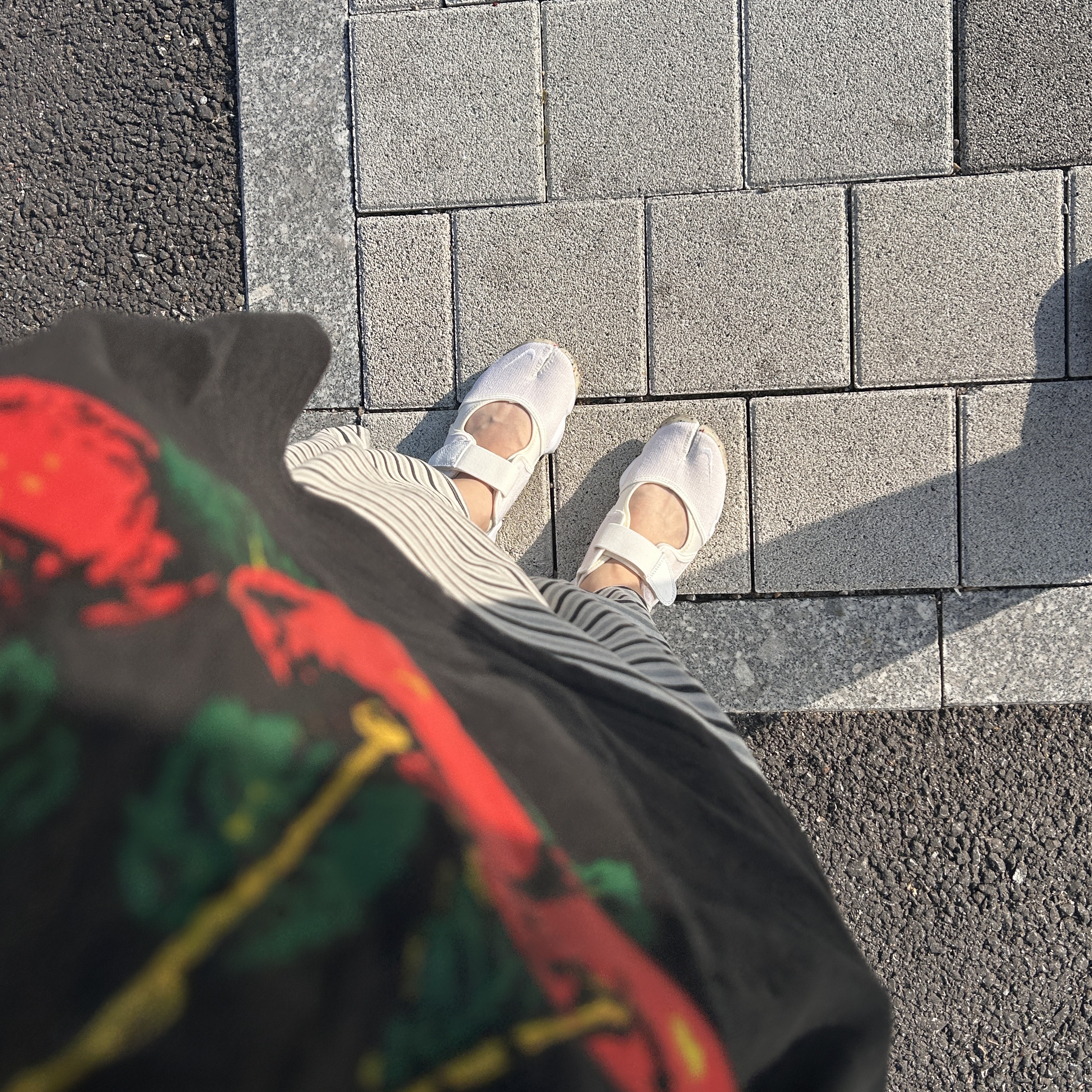 (W) Nike Air Rift Summit White 착용 스타일