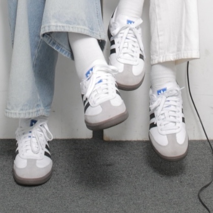 Adidas Samba OG Cloud White 착용 스타일
