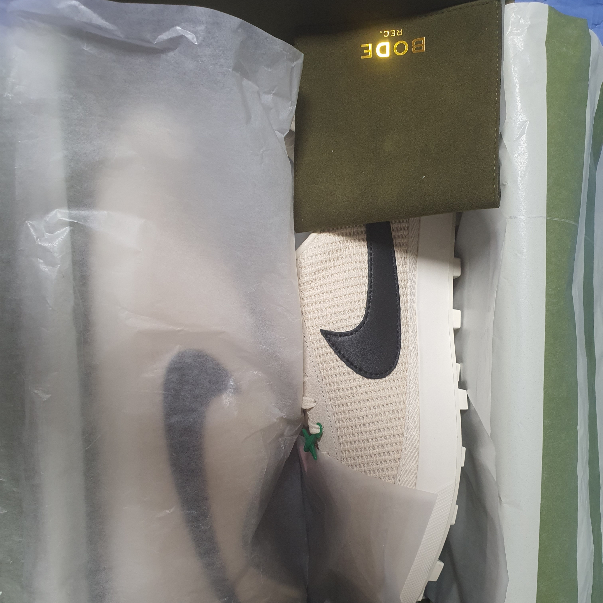Nike x Bode Astrograbber SP Light Cream and Black 착용 스타일