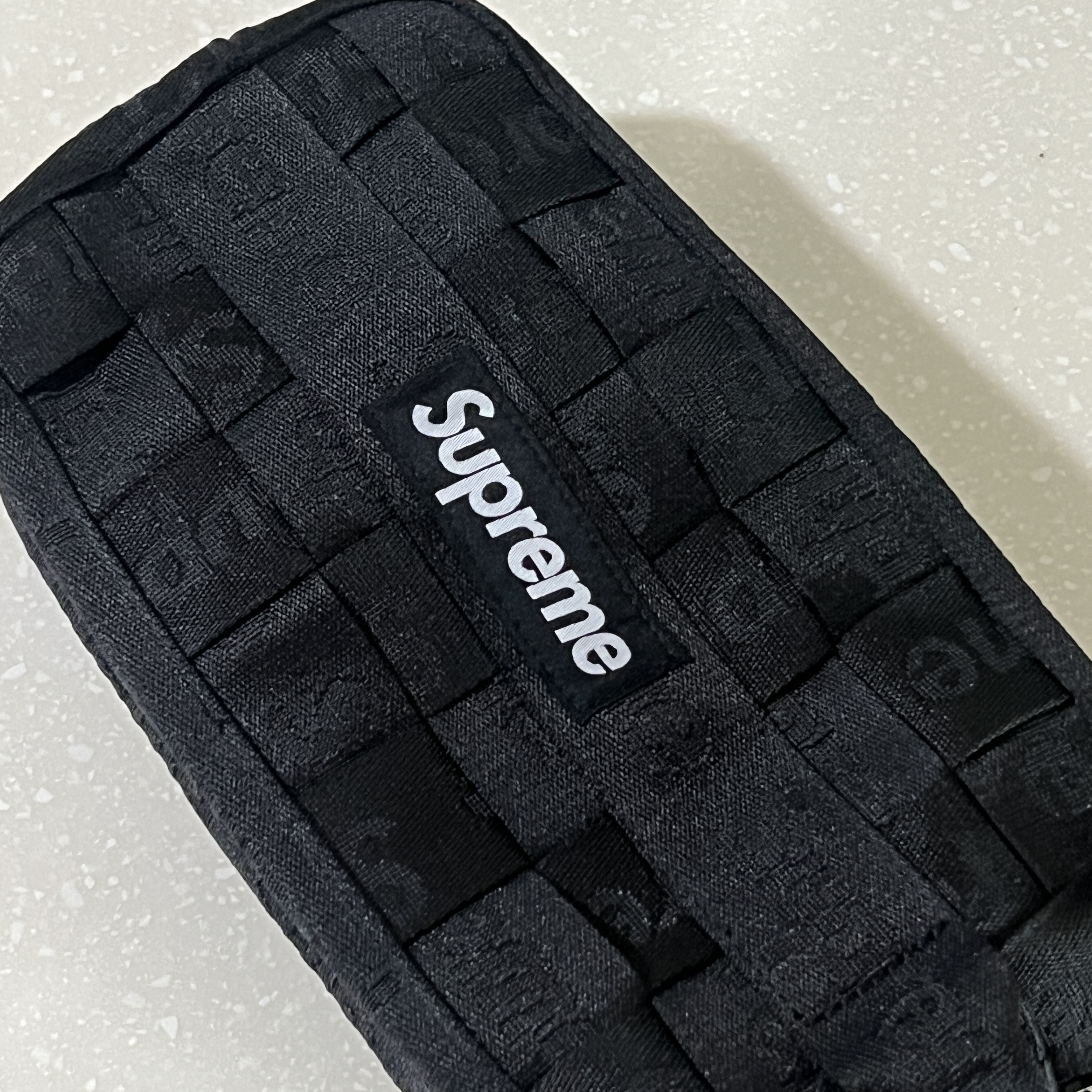 Supreme Woven Utility Bag Black - 24SS 착용 스타일