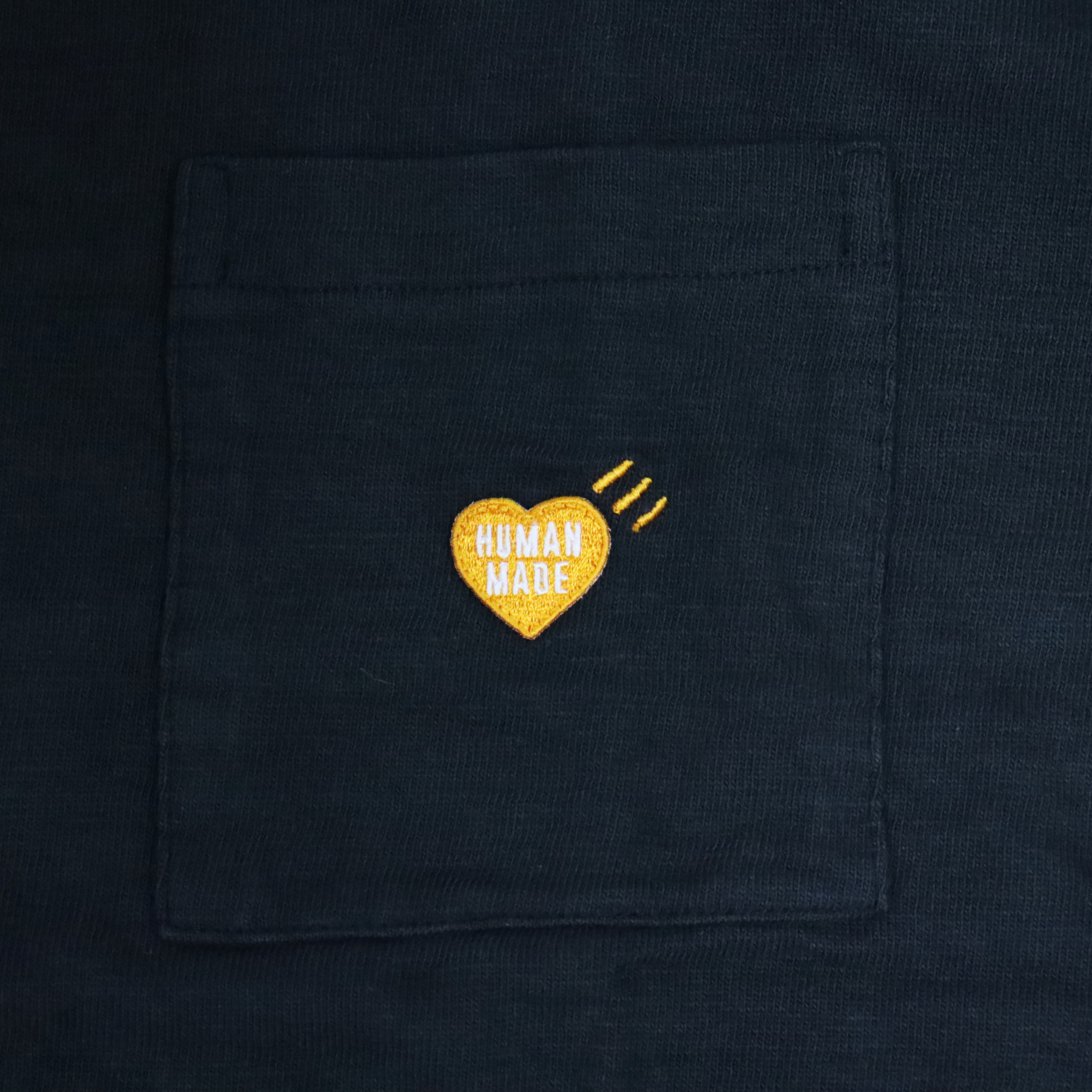 Human Made Pocket T-Shirt White - Shibuya Parco Store Exclusive, Human Made Pocket T-Shirt Black - Shibuya Parco Store Exclusive 착용 스타일 - 4