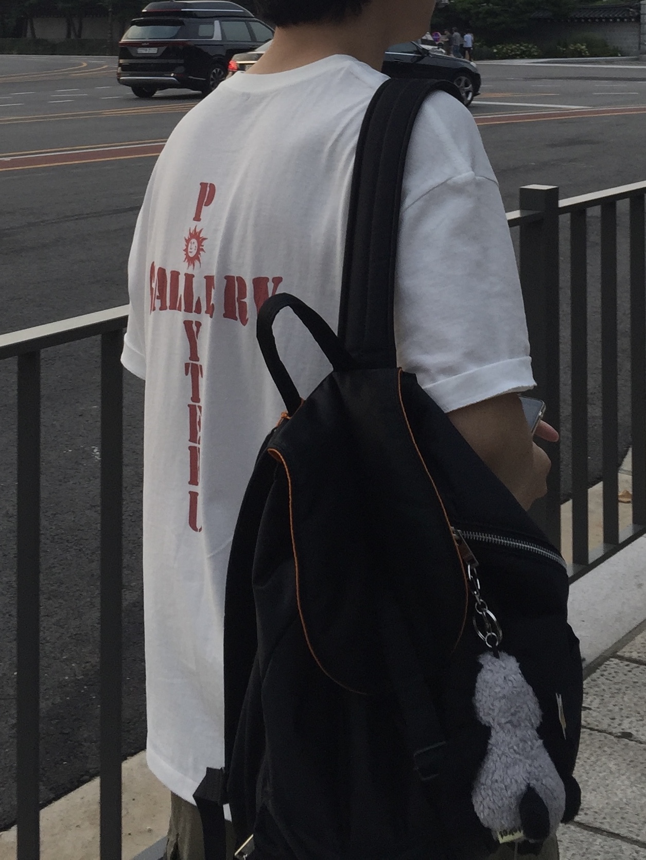 Porter Tanker Backpack Black, Polyteru Human Index Index Track Pants Black/Purple 착용 스타일 - 2