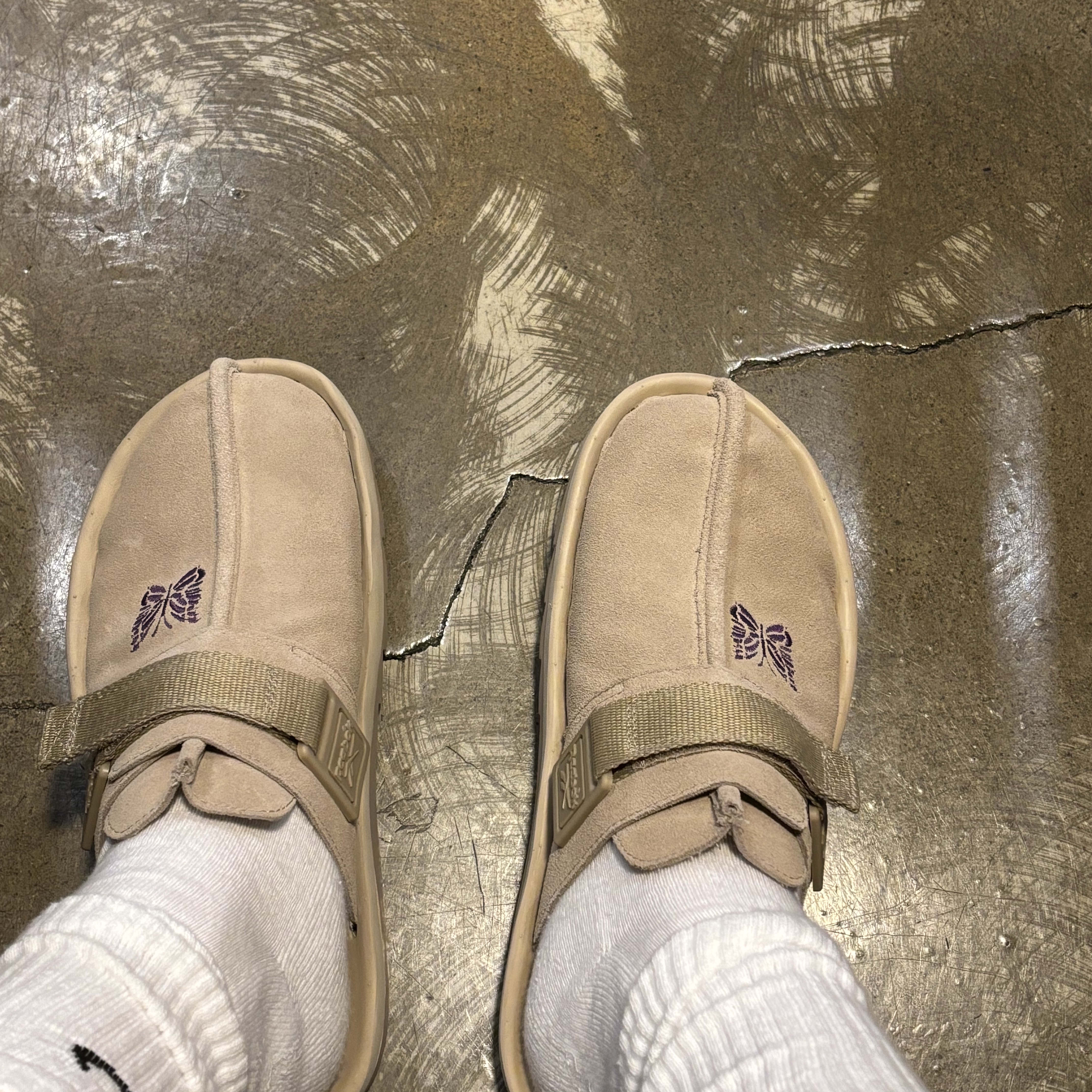 Reebok x Needles Beatnik Beige 착용 스타일