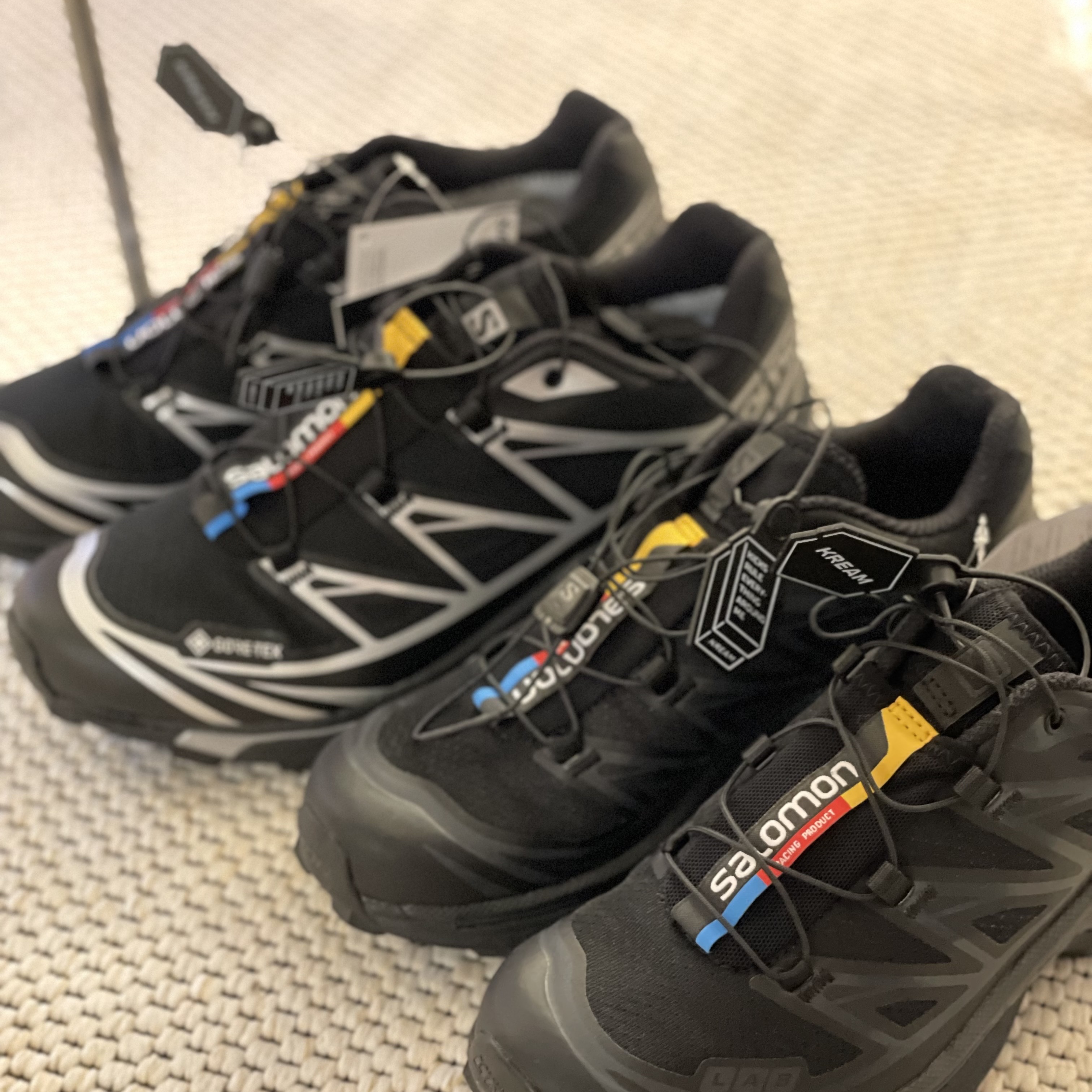 Salomon XT-6 GTX Black Silver, Salomon XT-6 ADV Black 착용 스타일