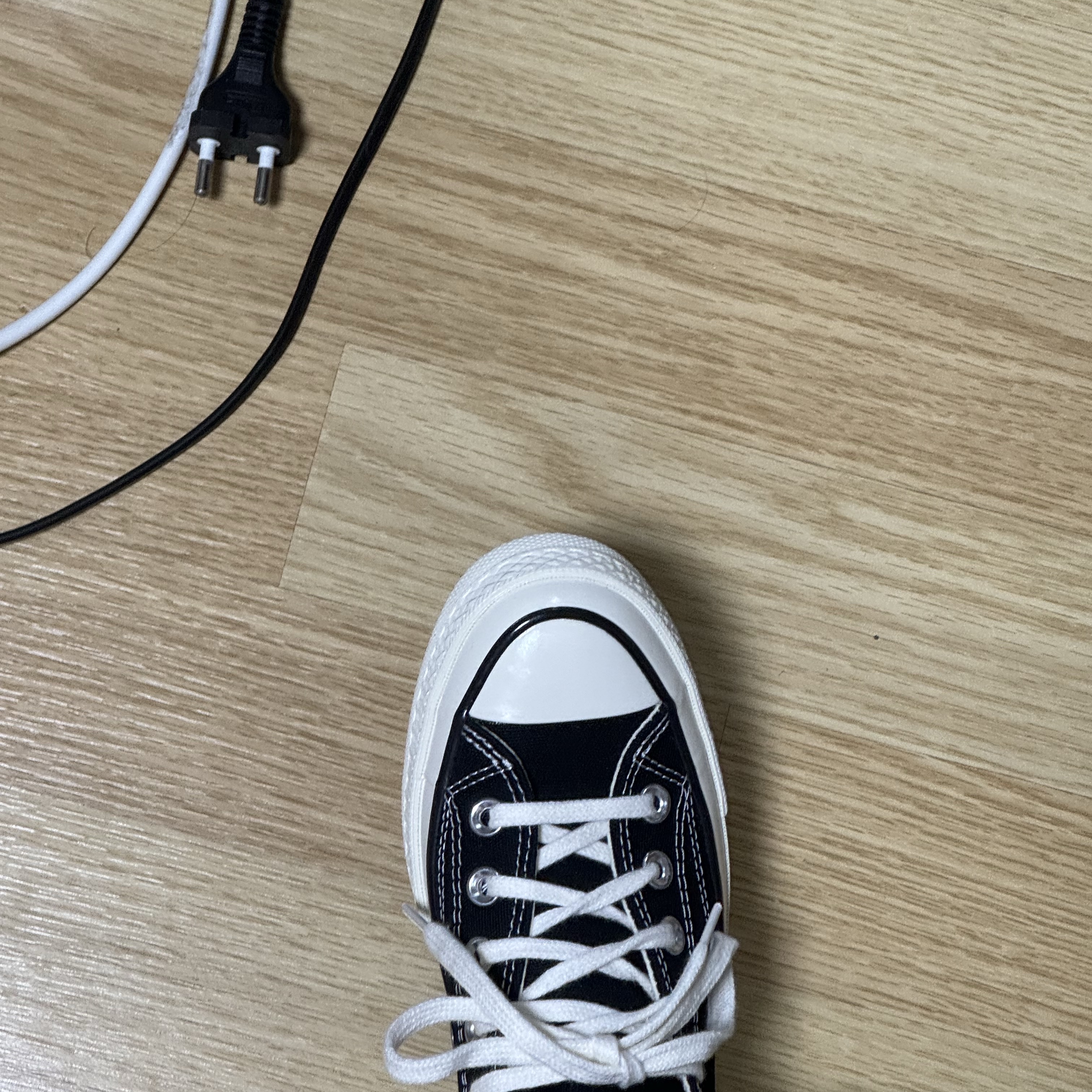 Converse Chuck 70 Ox Black - Standard 착용 스타일