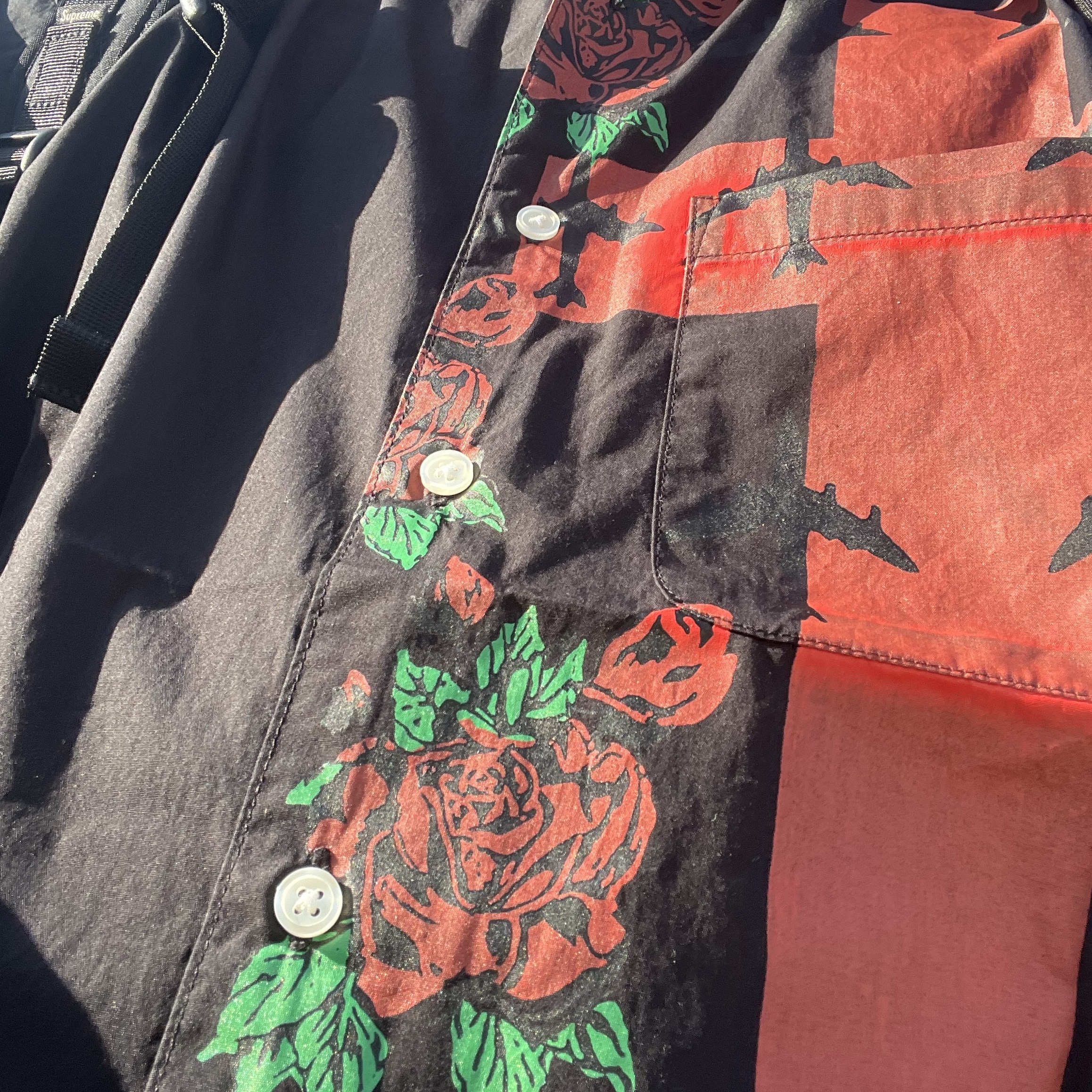 Supreme Destruction Of Purity Shirt Black - 23SS 착용 스타일
