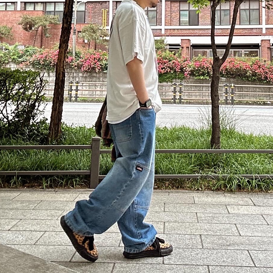 Saint Mxxxxxx x RK Withoutfear T-Shirt White - 23AW, Saint Mxxxxxx × Denim Tears Check Flannel Shirt Green Red - 23AW 착용 스타일 - 2