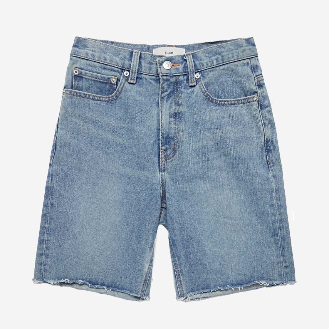 [예약배송] Dunst Raw Edge Denim Shorts Light Blue 상세 이미지 1