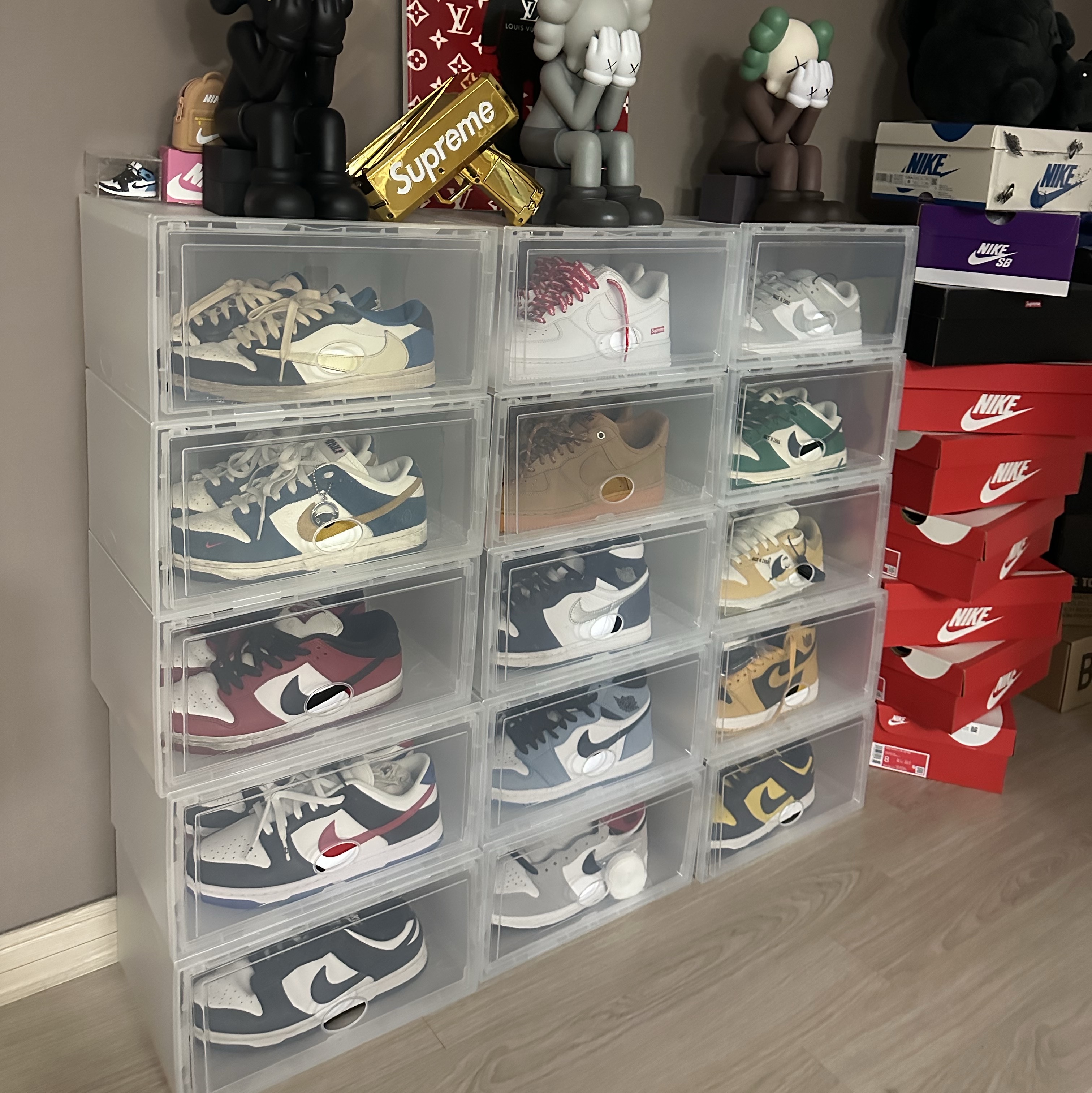 Jordan 1 x Travis Scott x Fragment Retro Low OG SP Military Blue 착용 스타일