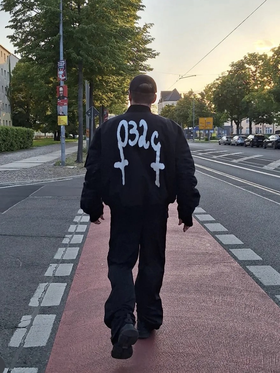 032c Mayhem Bomber Jacket Black 착용 스타일