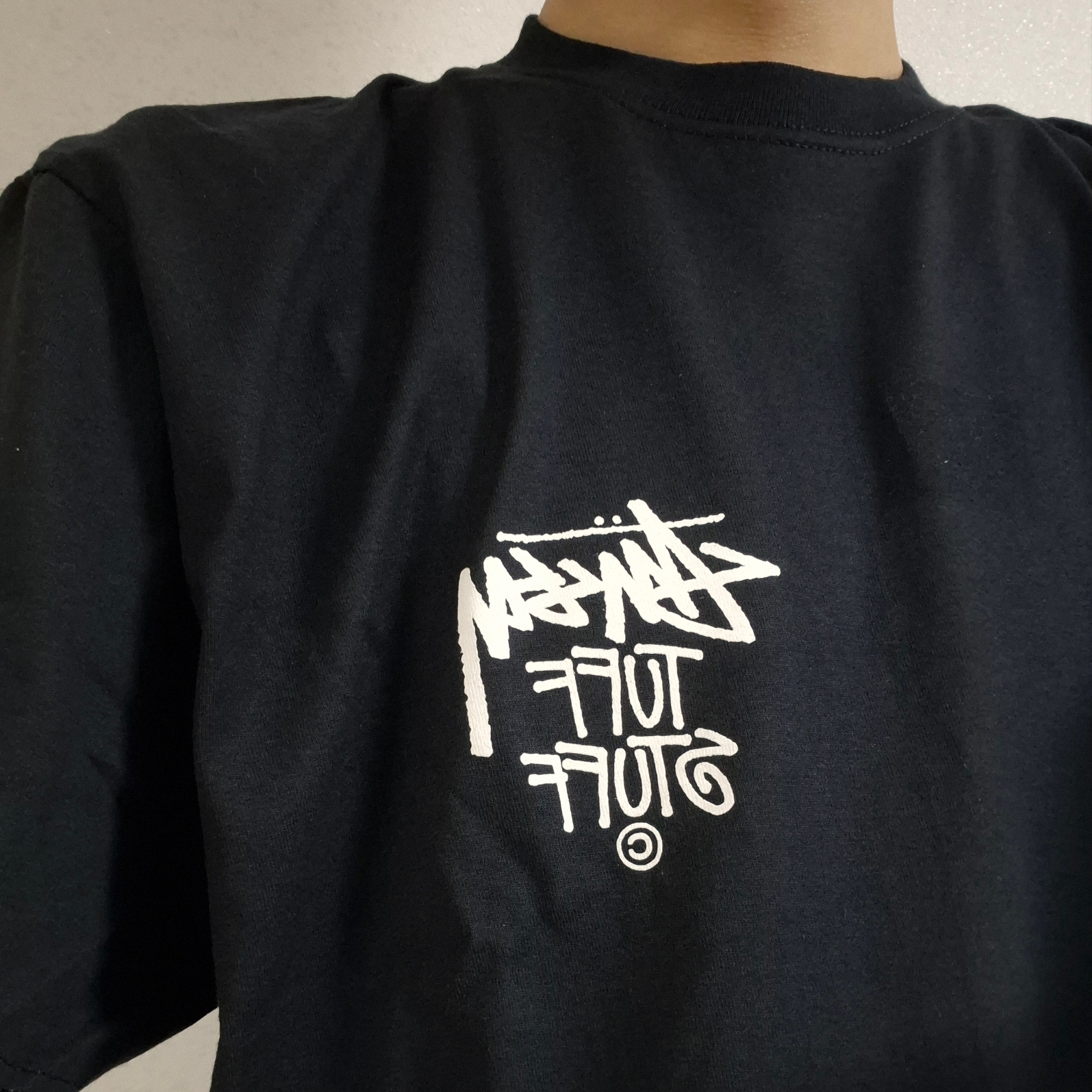 Stussy Tuff Stuff T-Shirt Black, Polyteru Human Index Index Cargo Pants Black 착용 스타일 - 1