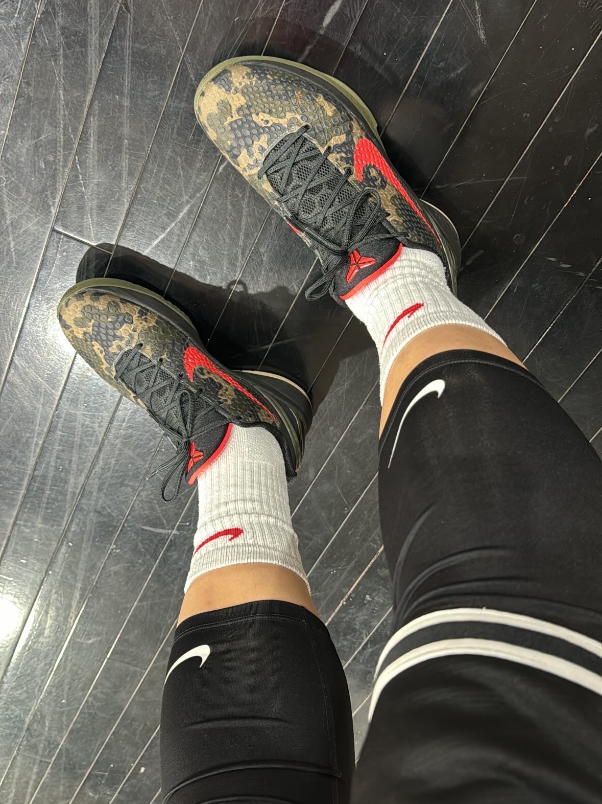 Nike Kobe 6 Protro Italian Camo 착용 스타일