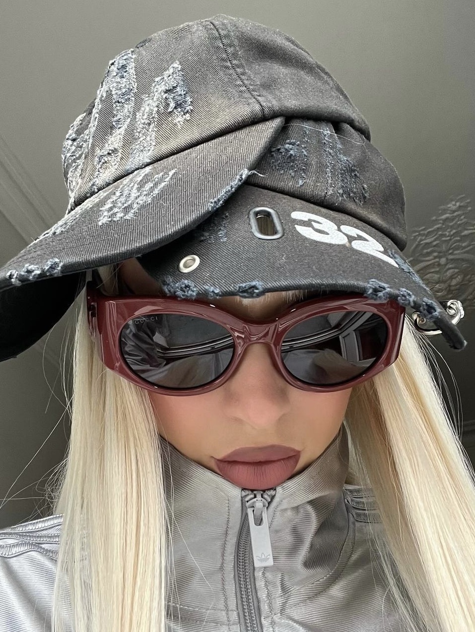 032c Multimedia Cap Washed Black 032c Multimedia Cap Washed Black