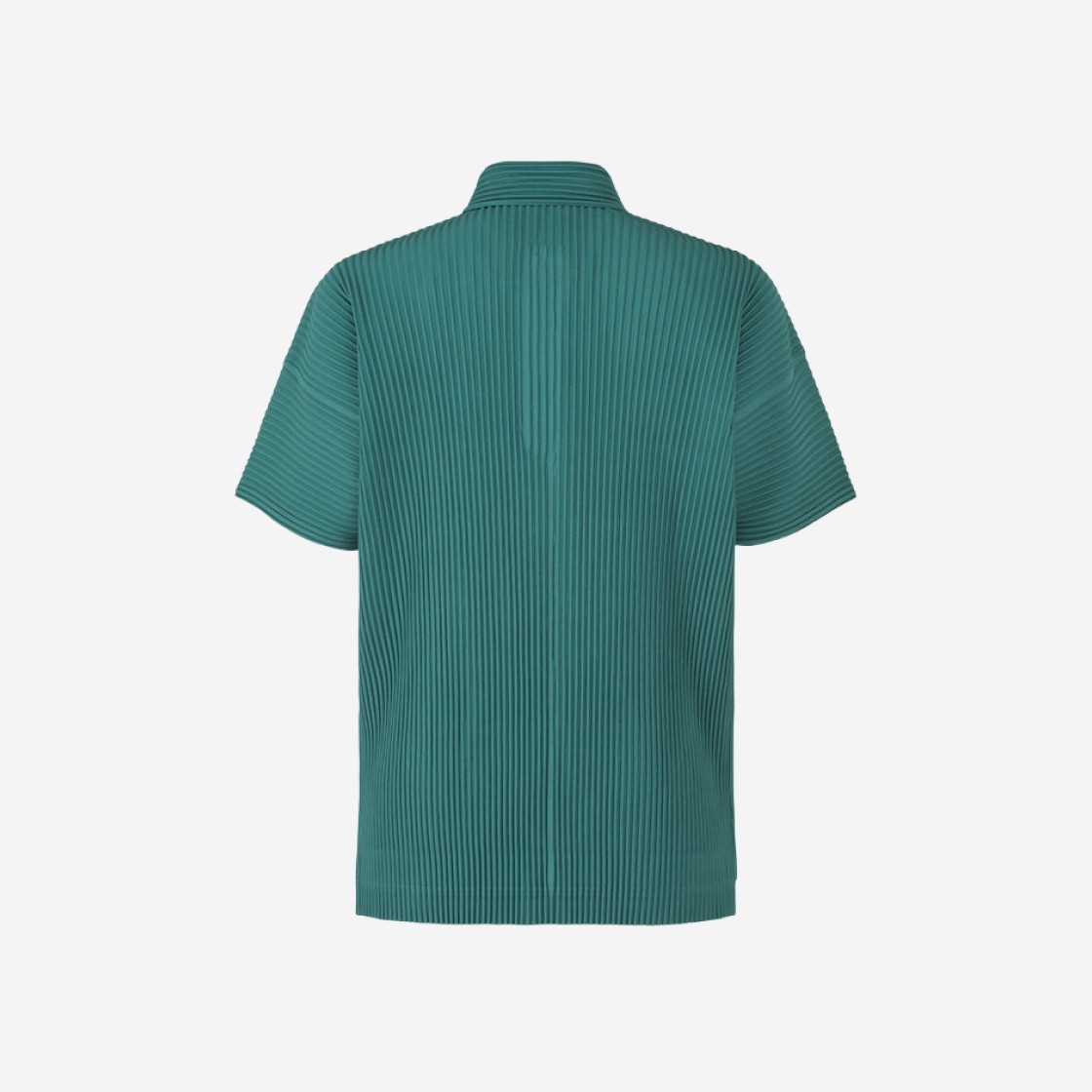 Homme Plisse Issey Miyake Monthly Color May Polo T-Shirt Teal Green 상세 이미지 2