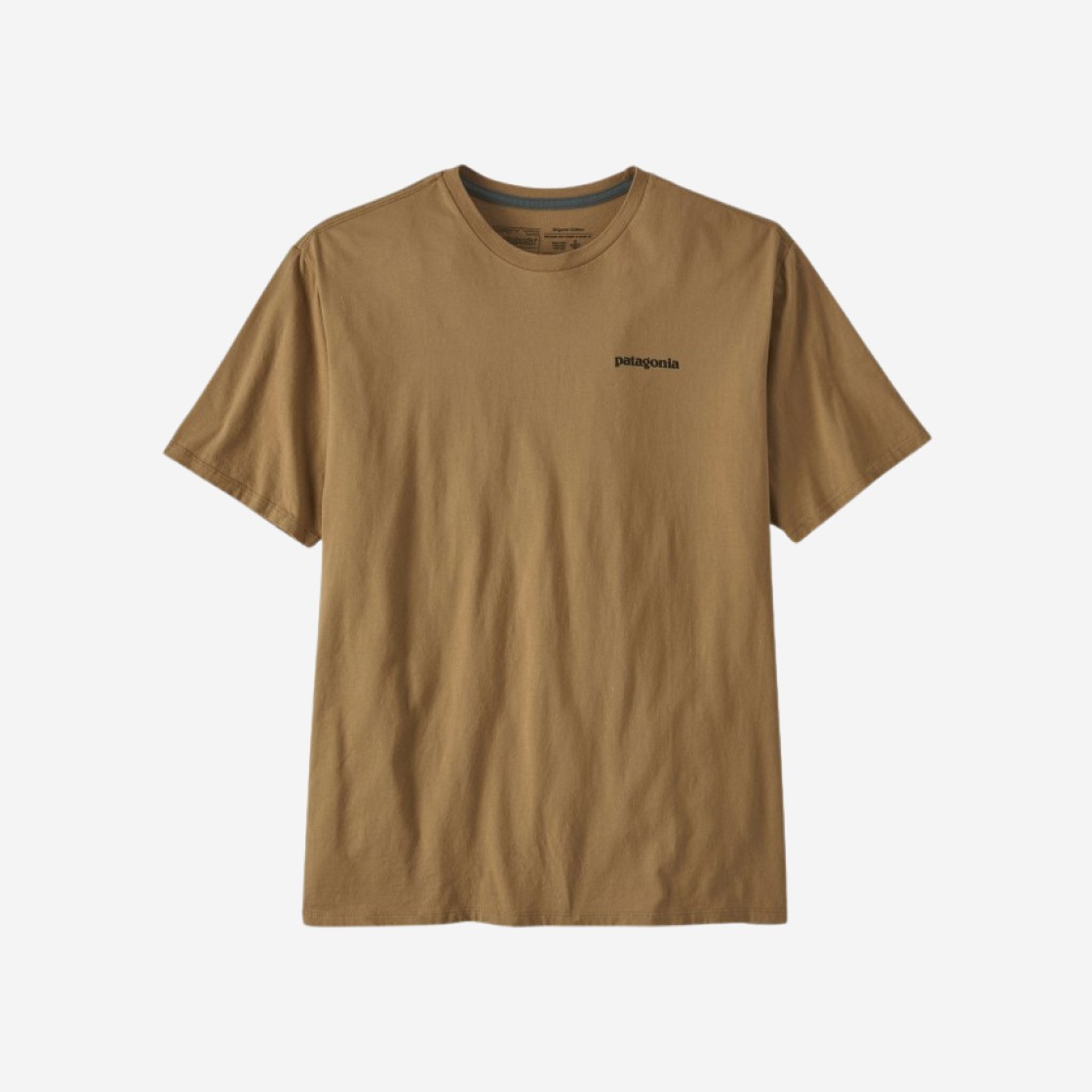 Patagonia P-6 Mission Organic T-Shirt Grayling Brown 상세 이미지 2