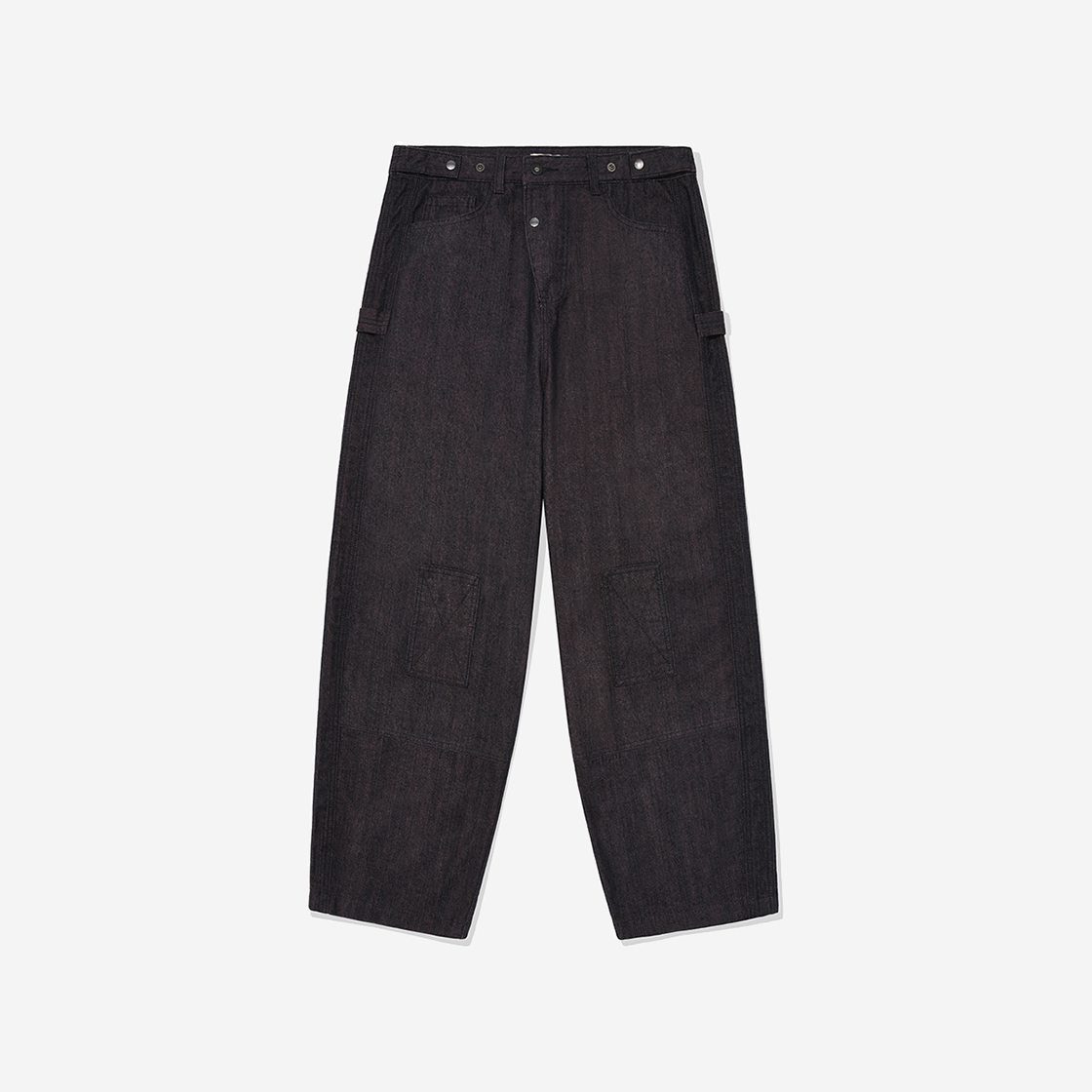 KAT7261 Karactor Indian Double Knee Denim Pants Maroon black