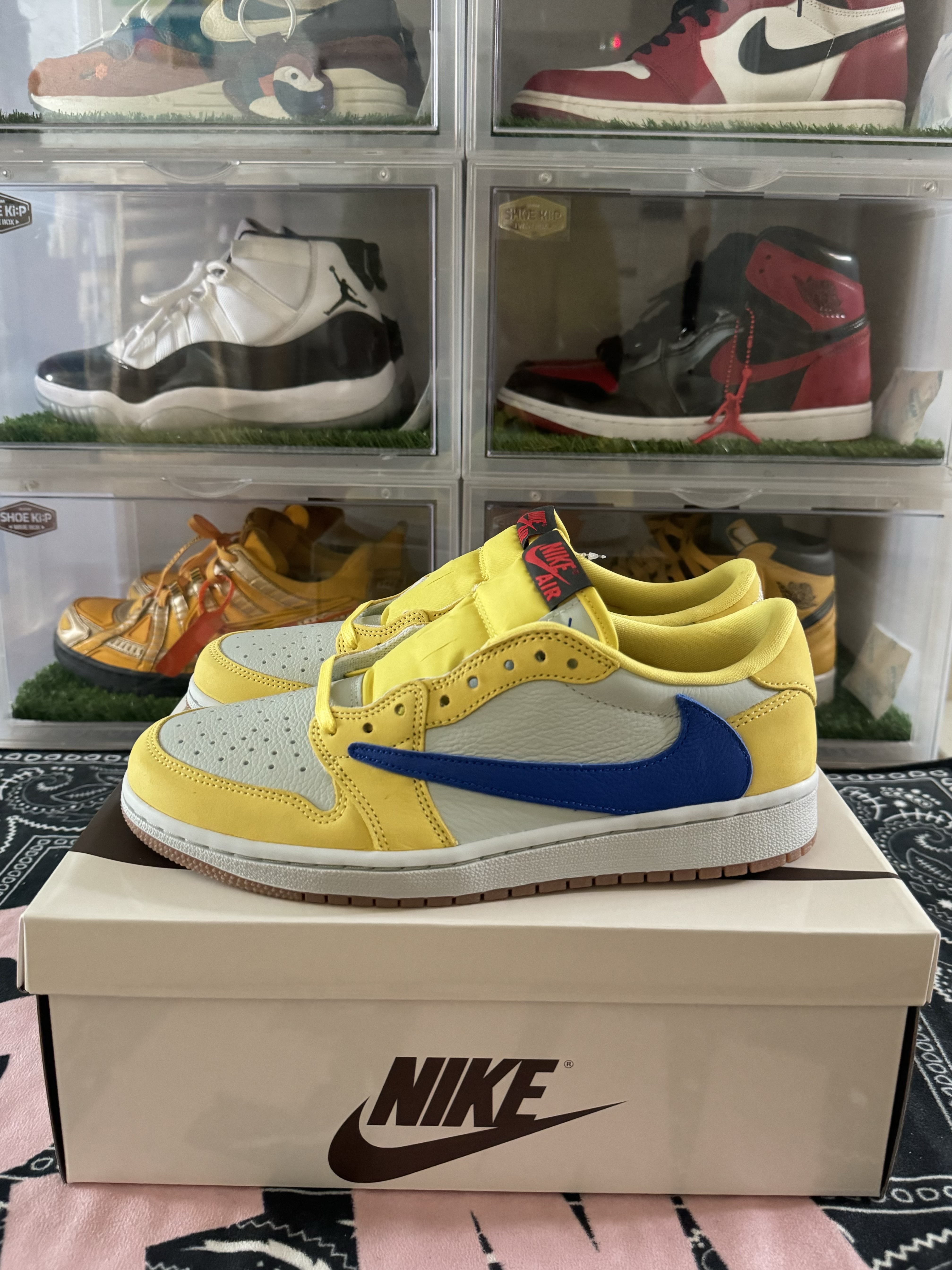 Nike x Kasina Air Max 1 SP Won-Ang Orange, Jordan 1 Retro High OG Chicago 2022 착용 스타일