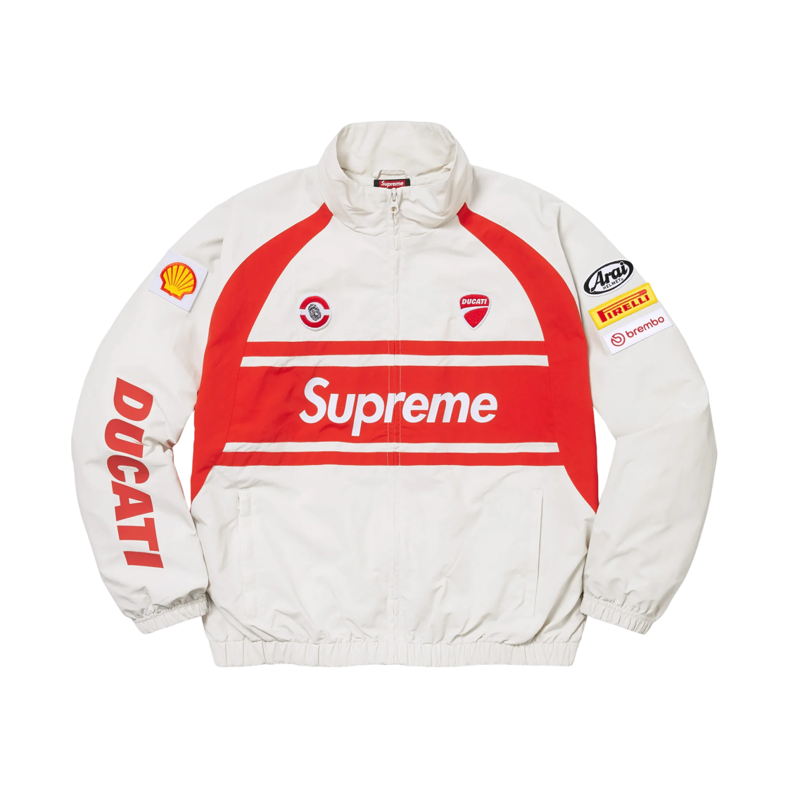 슈프림 x 두카티 트랙 자켓 라이트 그레이 - 24SS | Supreme | KREAM