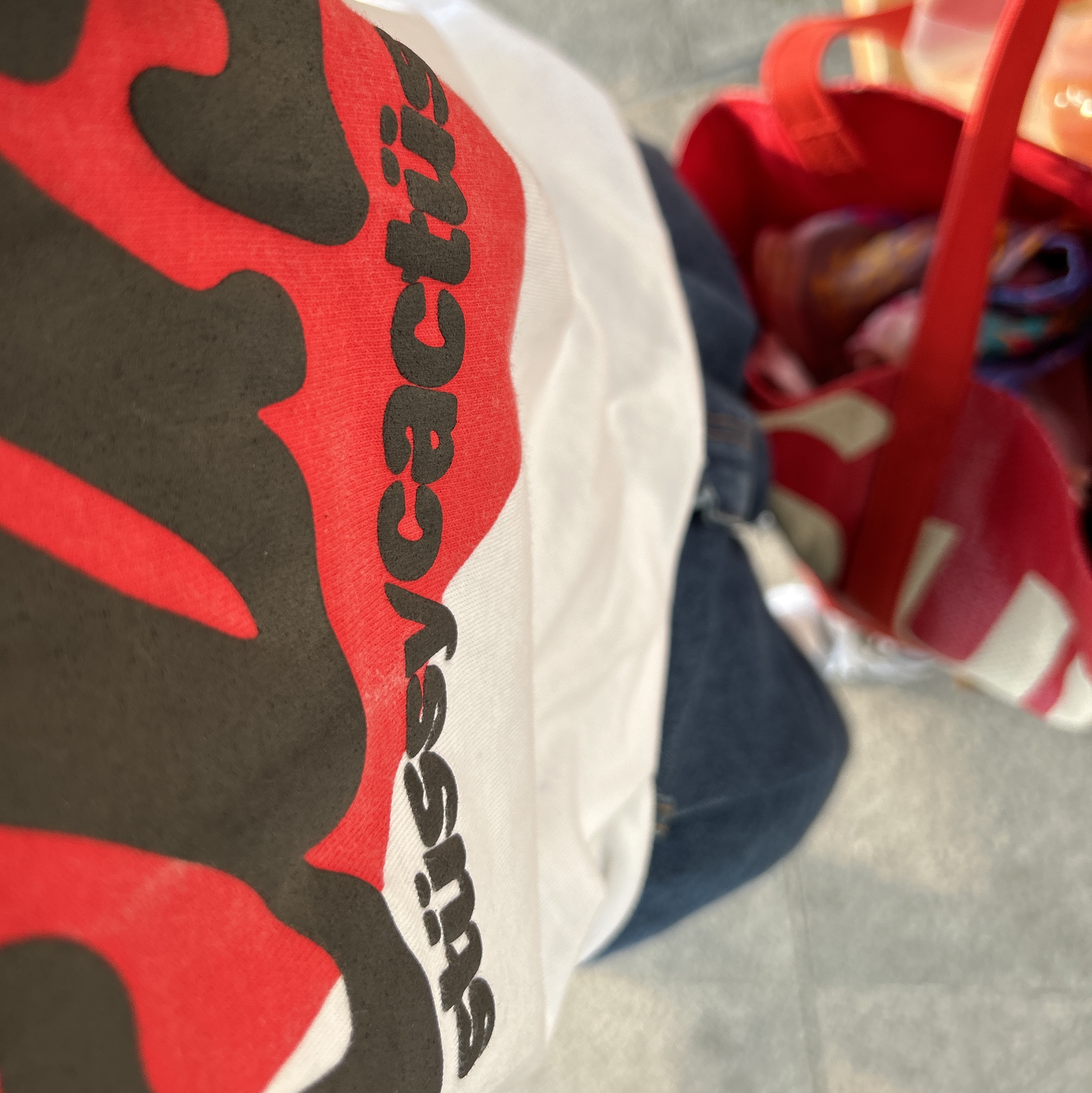 Stussy x Cactus Plant Flea Market Heart T-Shirt 착용 스타일