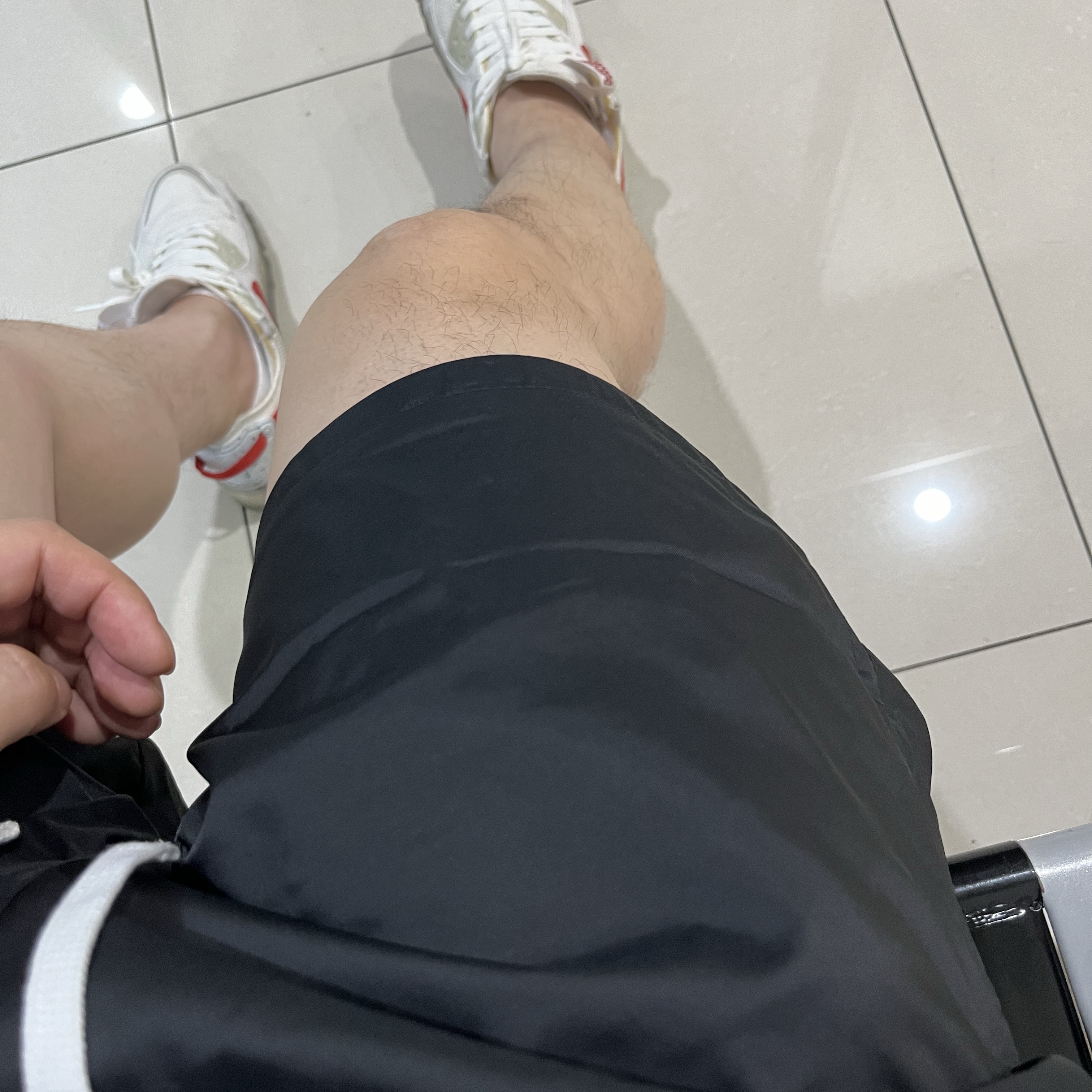 Nike NSW Woven Lined Flow Shorts Black - Asia 착용 스타일