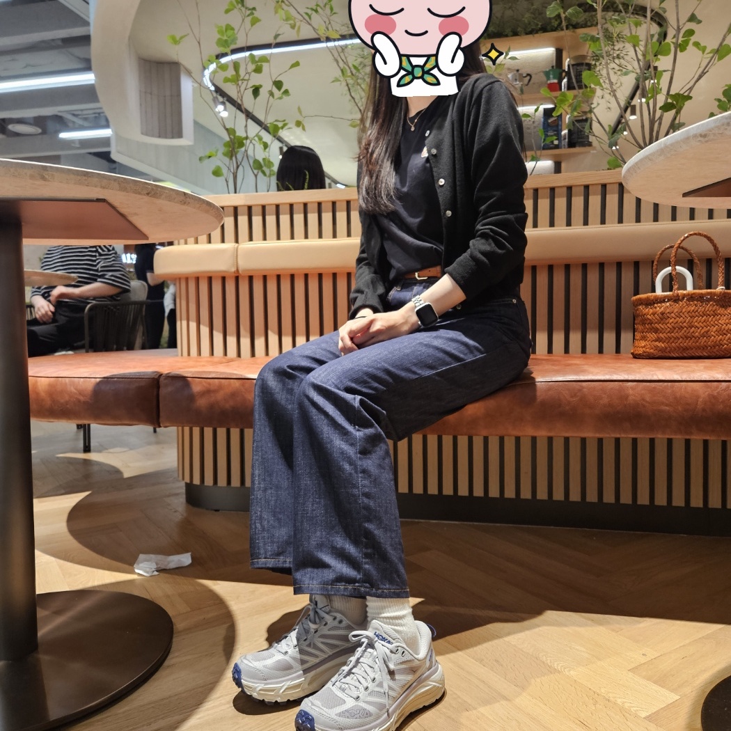 Hoka Mafate Speed 2 Oat Milk Vaporous 착용 스타일 - 2